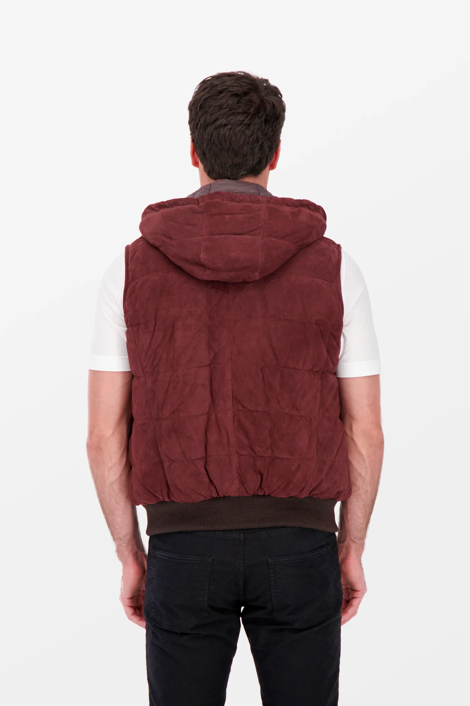 Barba Napoli Burgundy Barba Skate Vest - Image 3