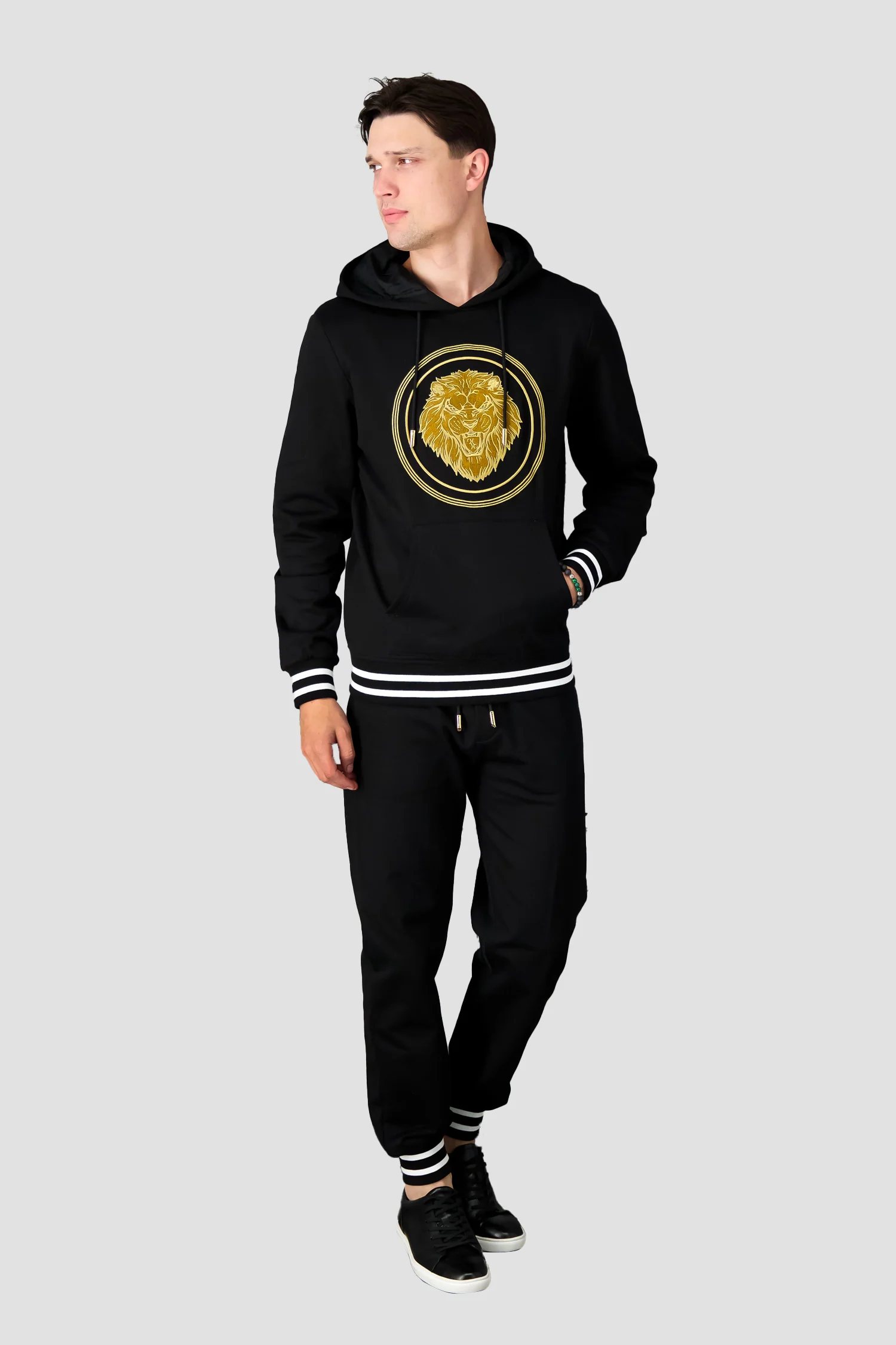 Billionaire Black/Gold Luxury Hoodie - Image 6