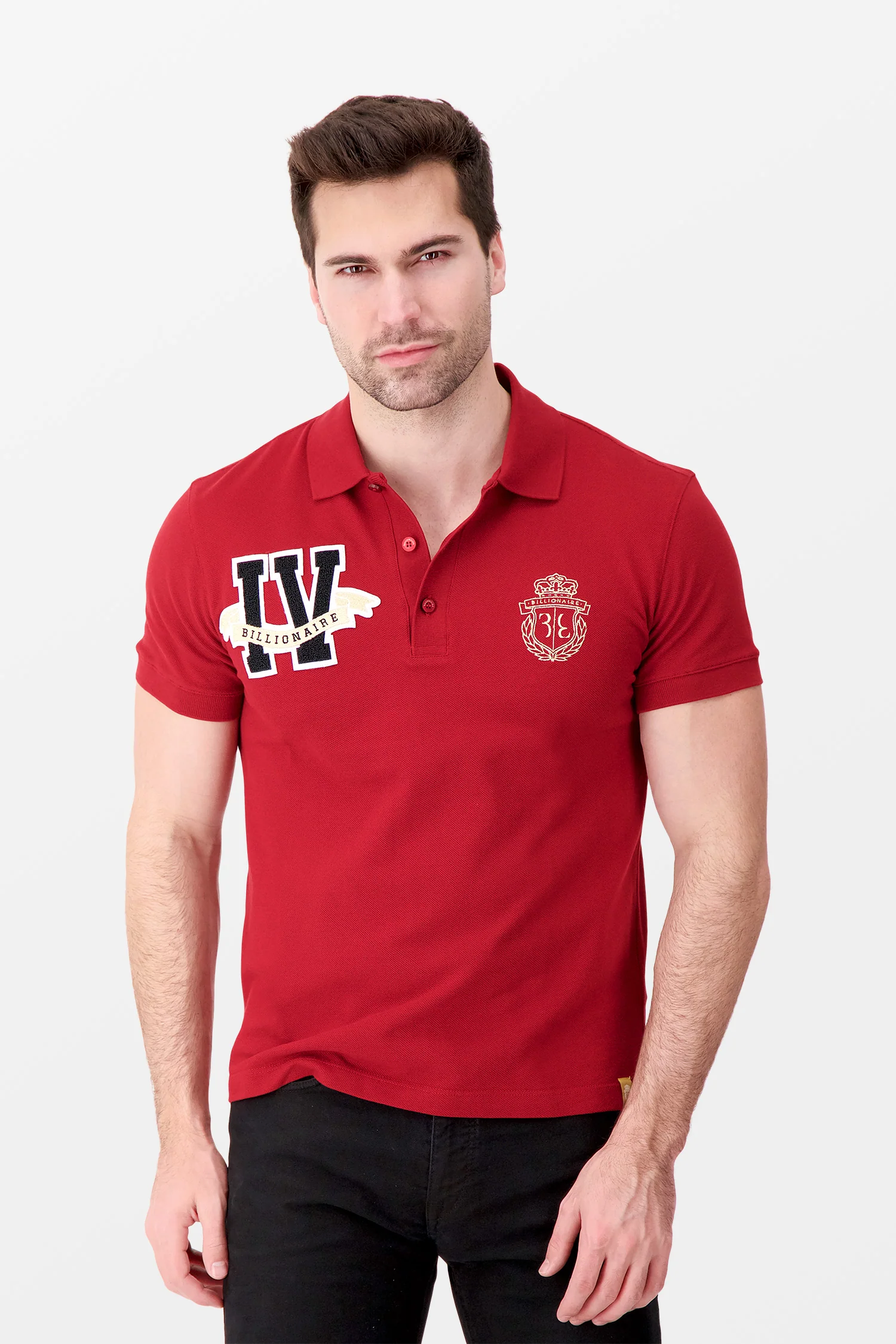 Billionaire Red SS Members Only Polo - Image 3