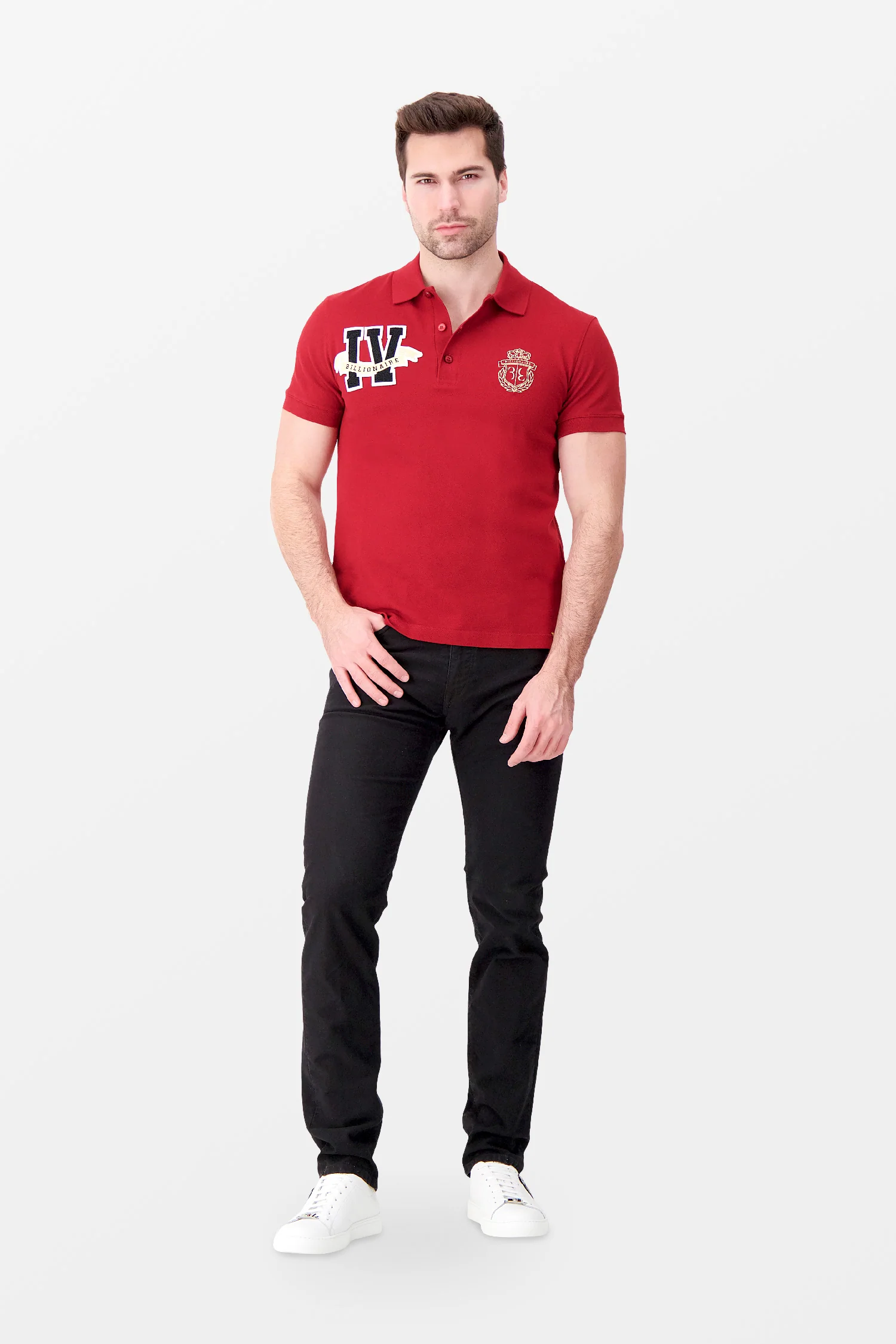 Billionaire Red SS Members Only Polo - Image 6