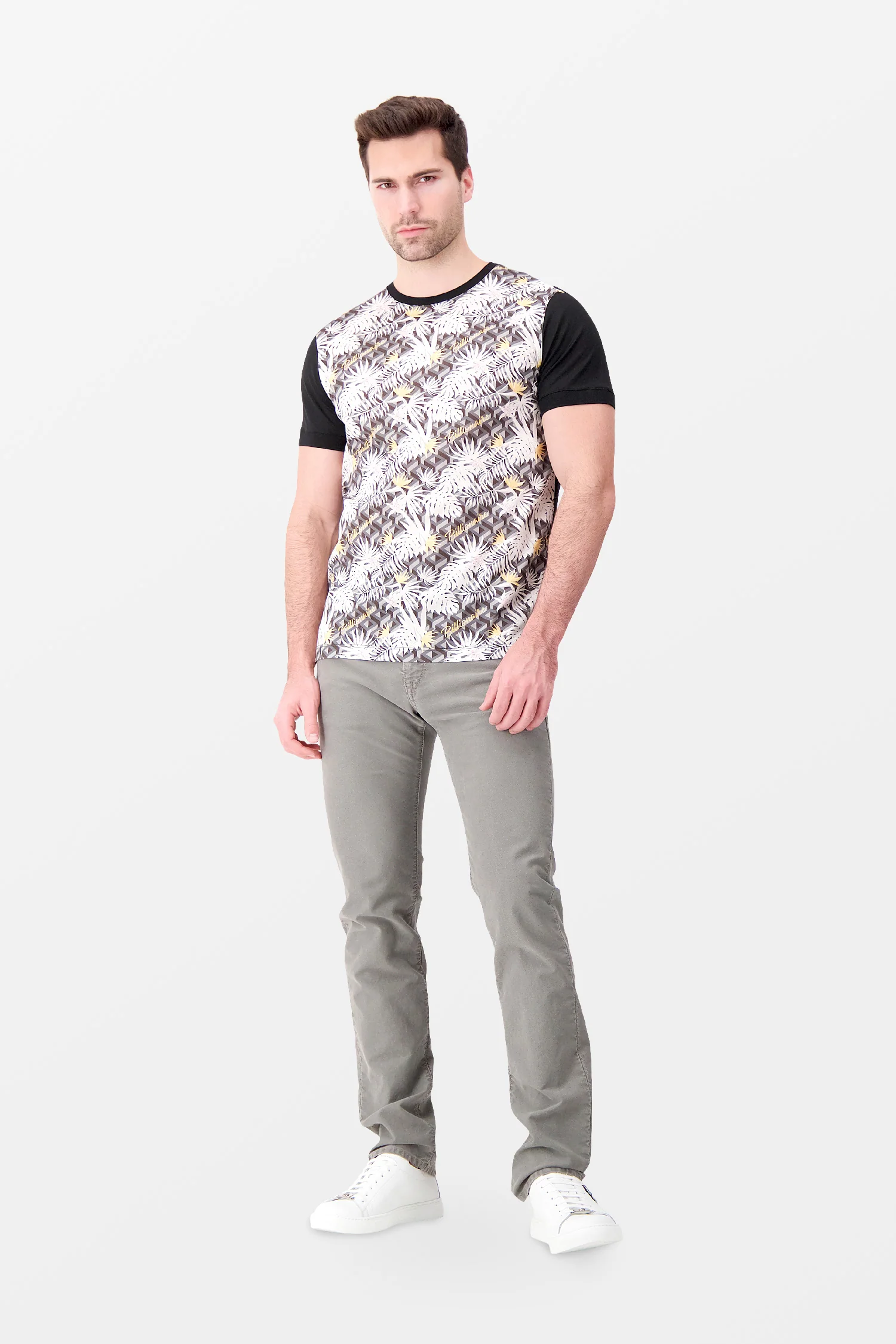 Billionaire SS Palms Round Neck T-Shirt - Image 6