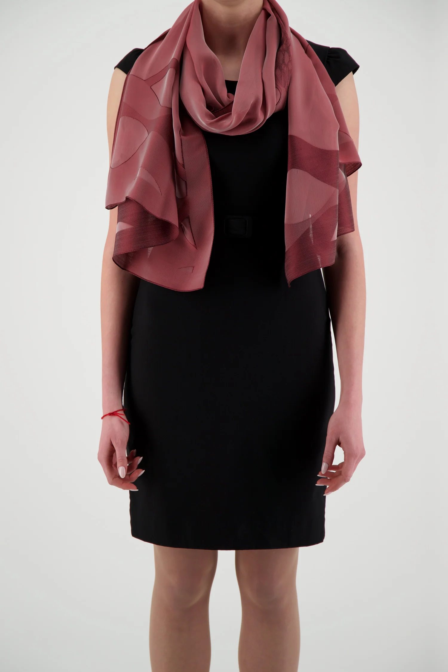 Como Silks Red Waves Chianti - Image 3