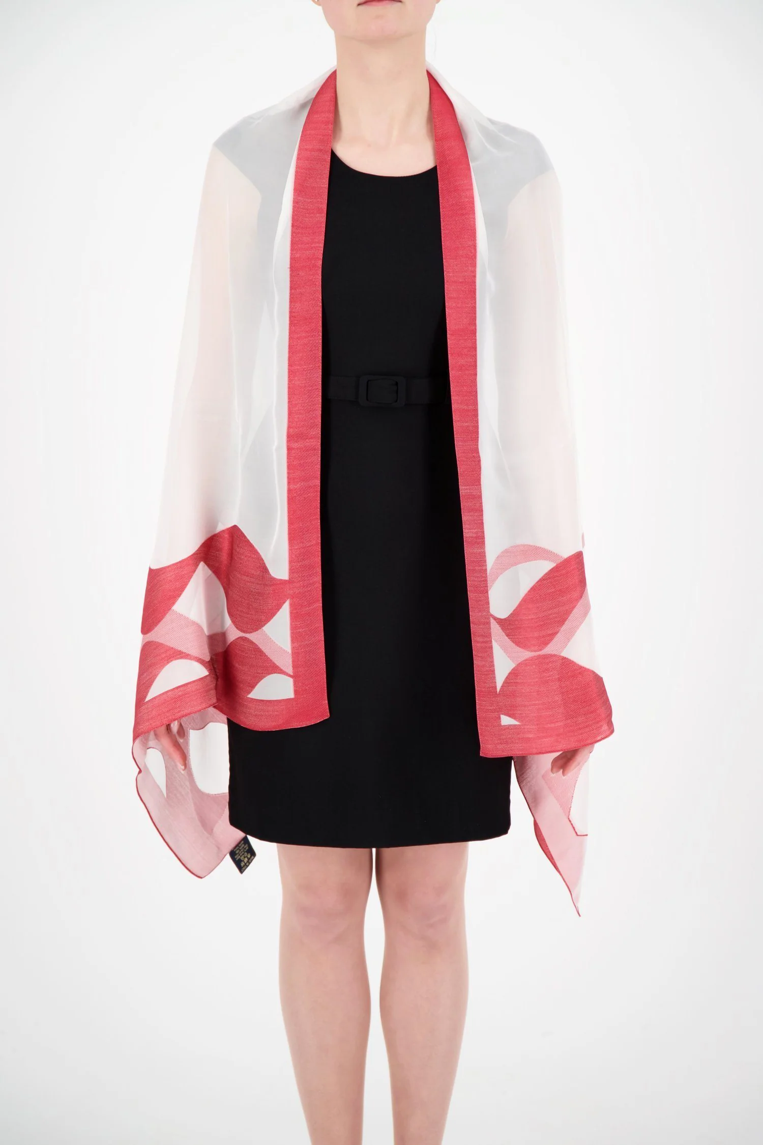 Como Silks White/Red Waves Rosso - Image 3