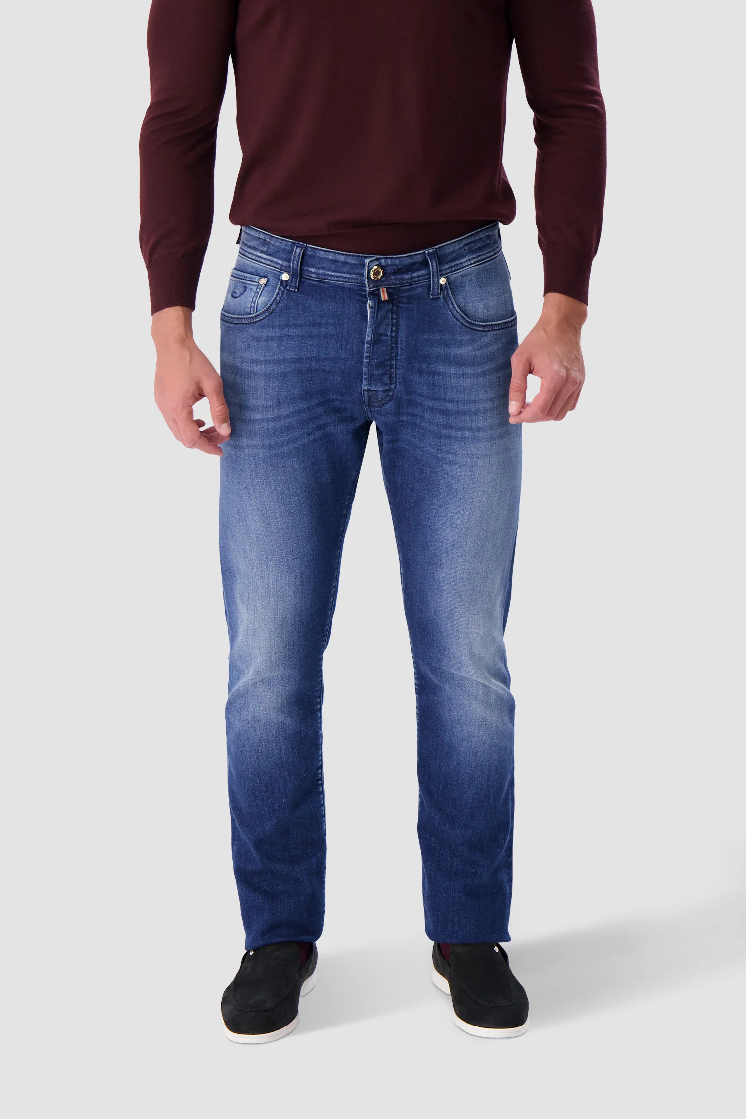 Jacob Cohen Blue Slim Fit Bard Limited Edition Jeans - Image 3
