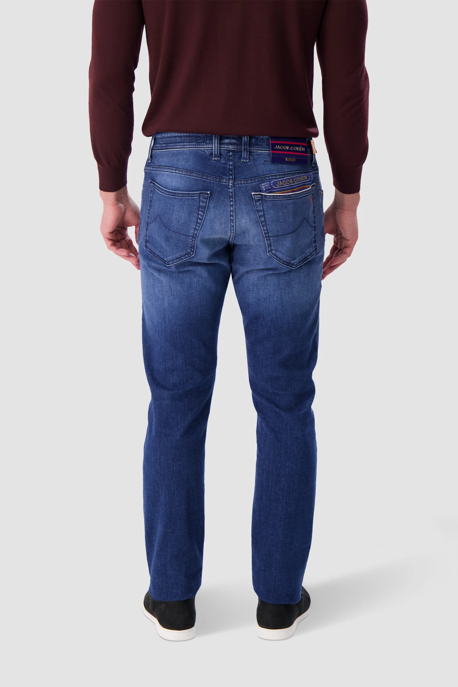 Jacob Cohen Blue Slim Fit Bard Limited Edition Jeans - Image 4