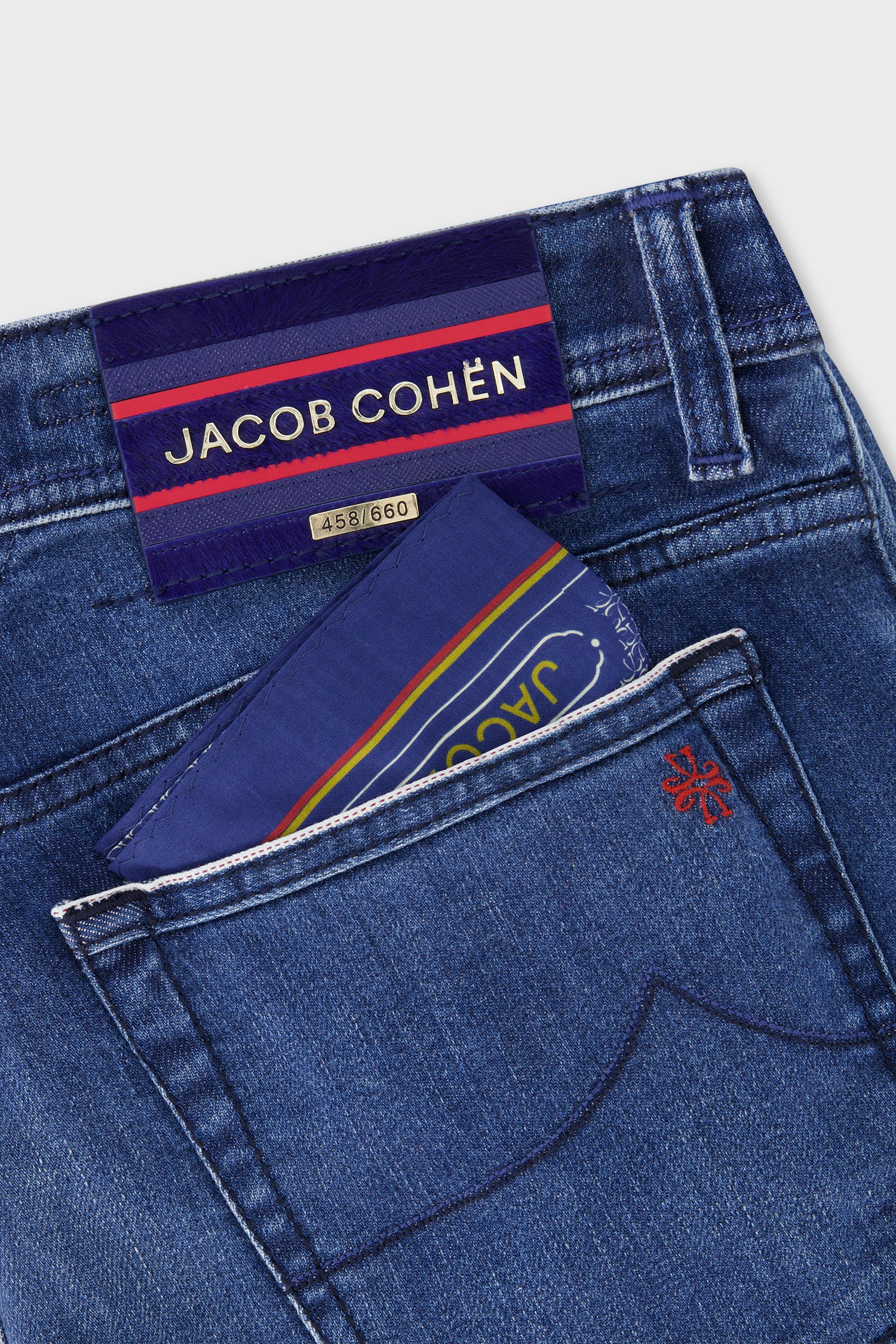 Jacob Cohen Blue Slim Fit Bard Limited Edition Jeans - Image 5