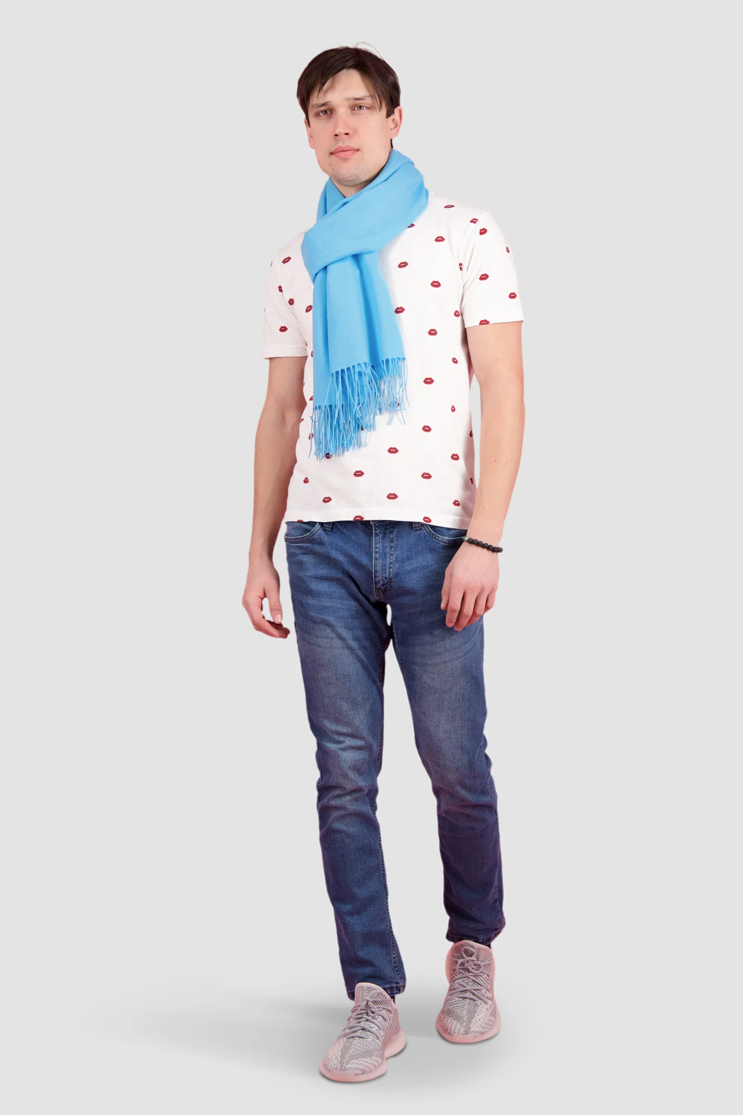 Joshua Ellis Blue Scarf - Image 5