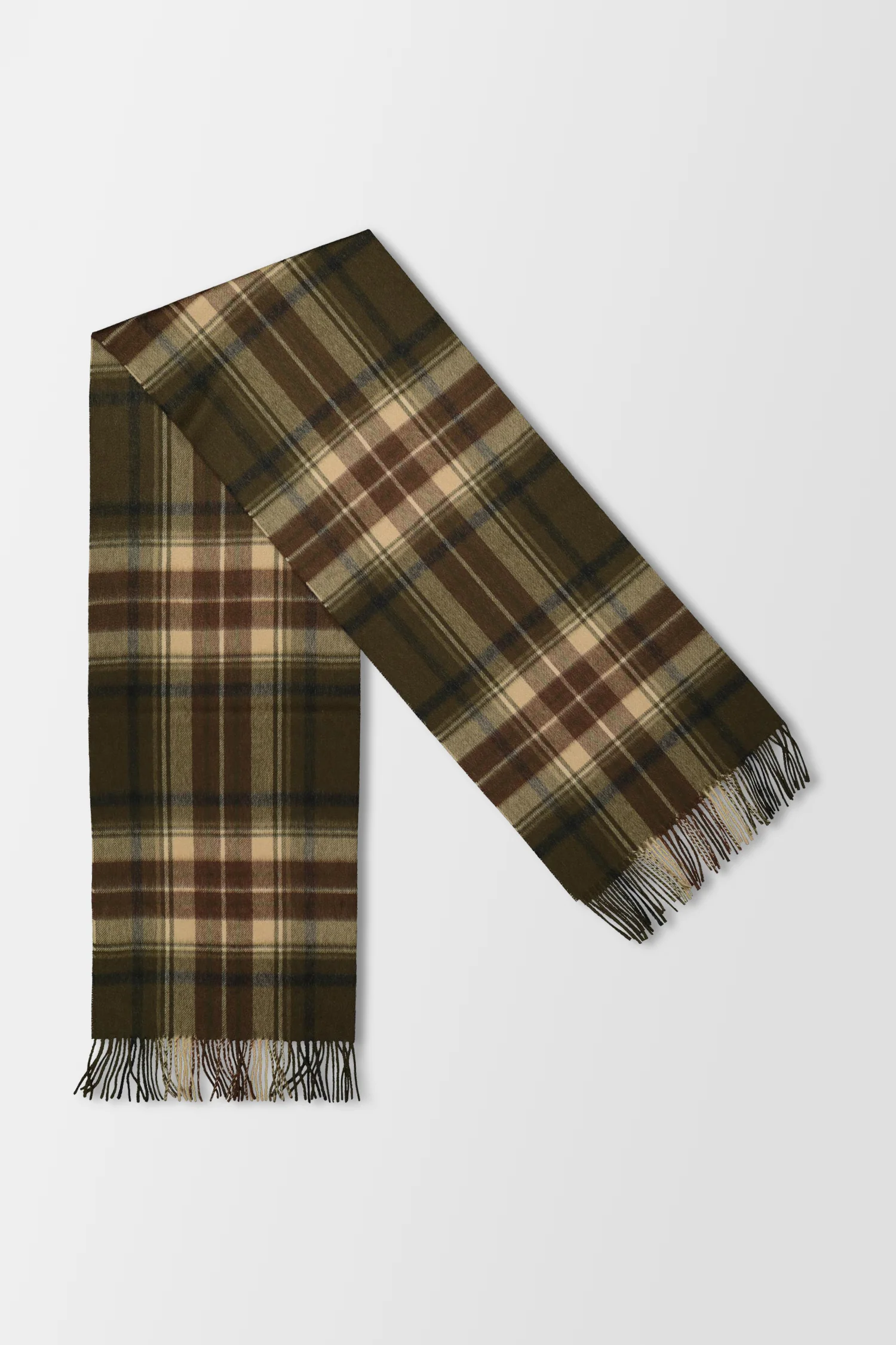 Joshua Ellis Brown Pattern Scarf - Image 3