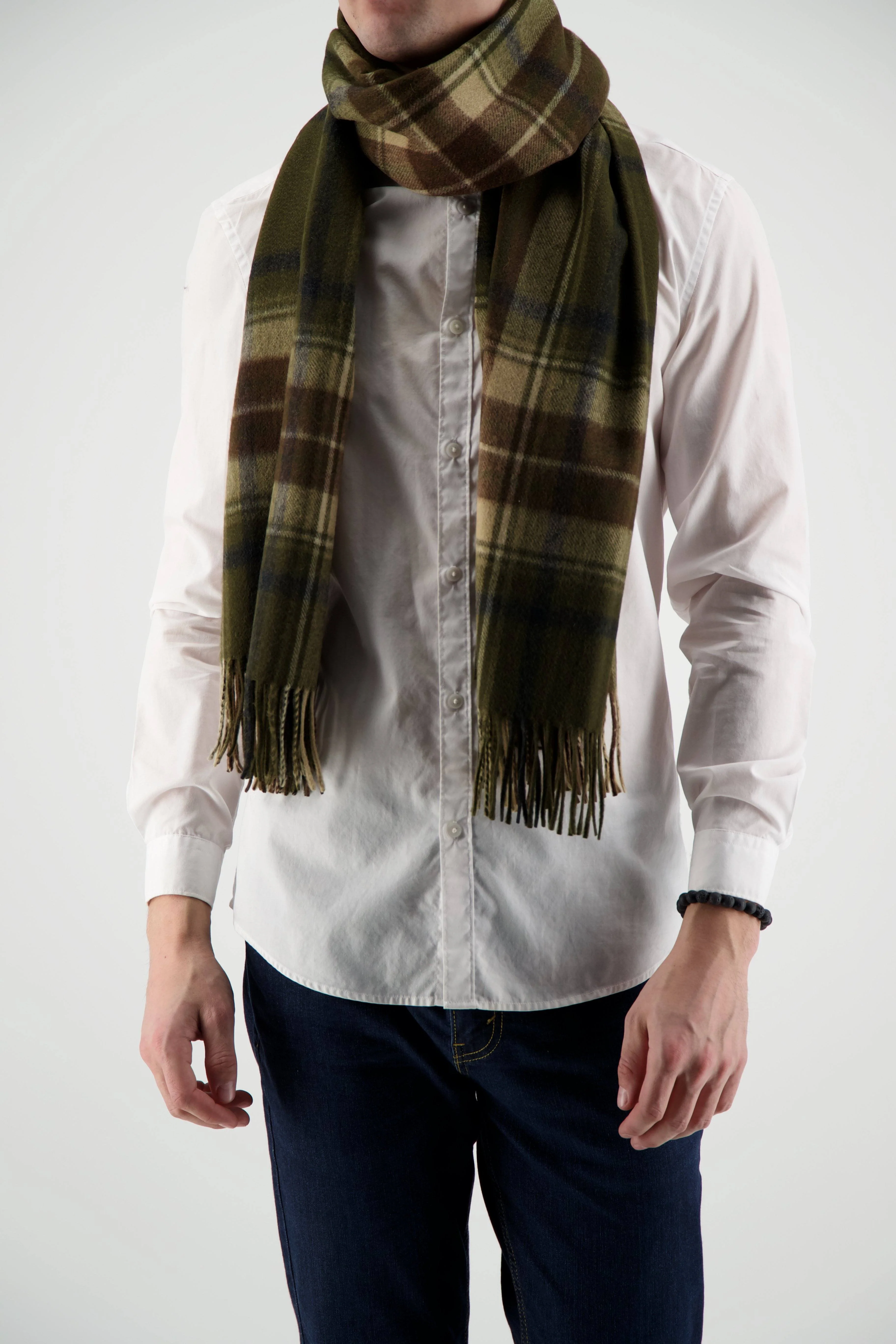 Joshua Ellis Brown Pattern Scarf - Image 5