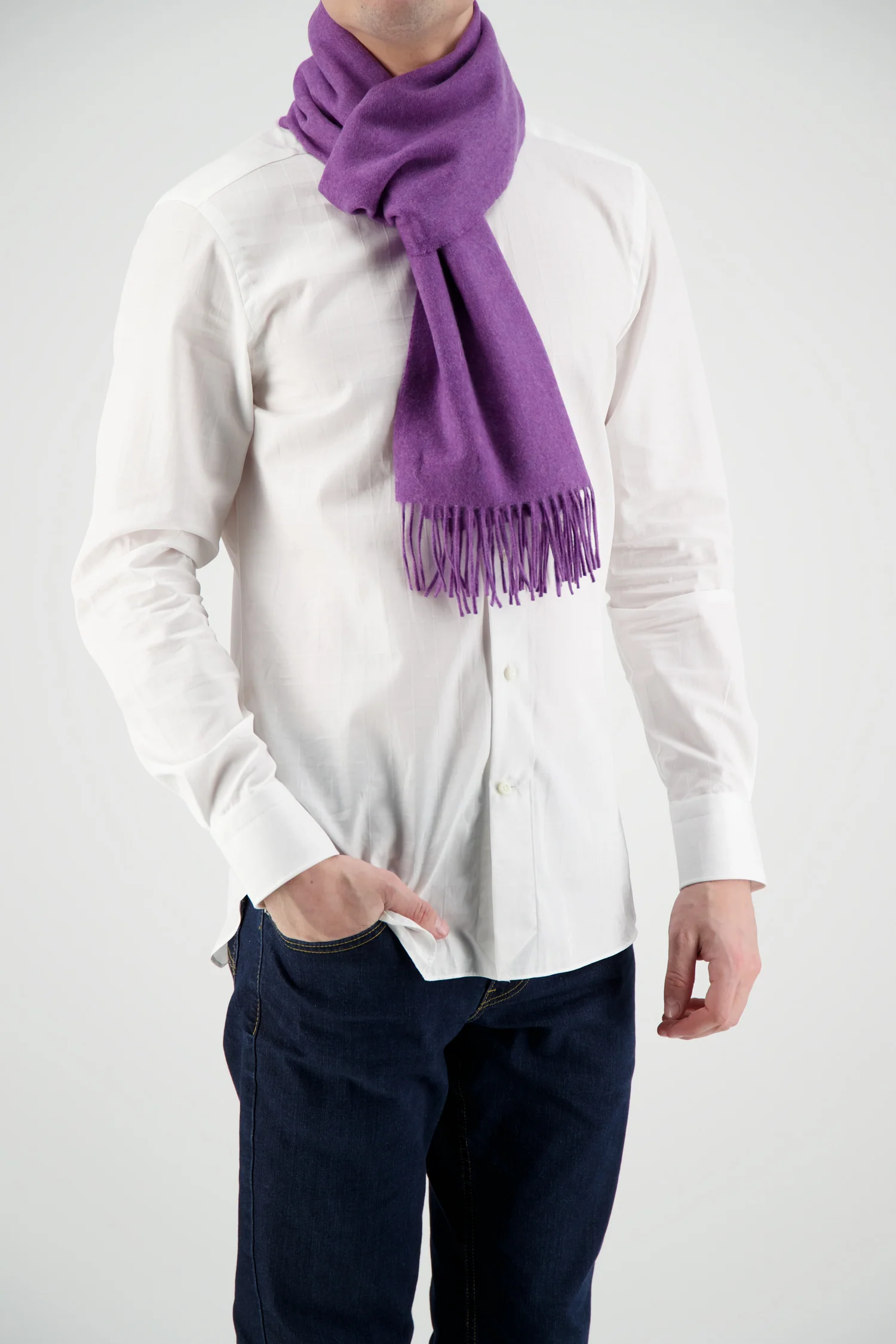 Joshua Ellis Purple Scarf - Image 4