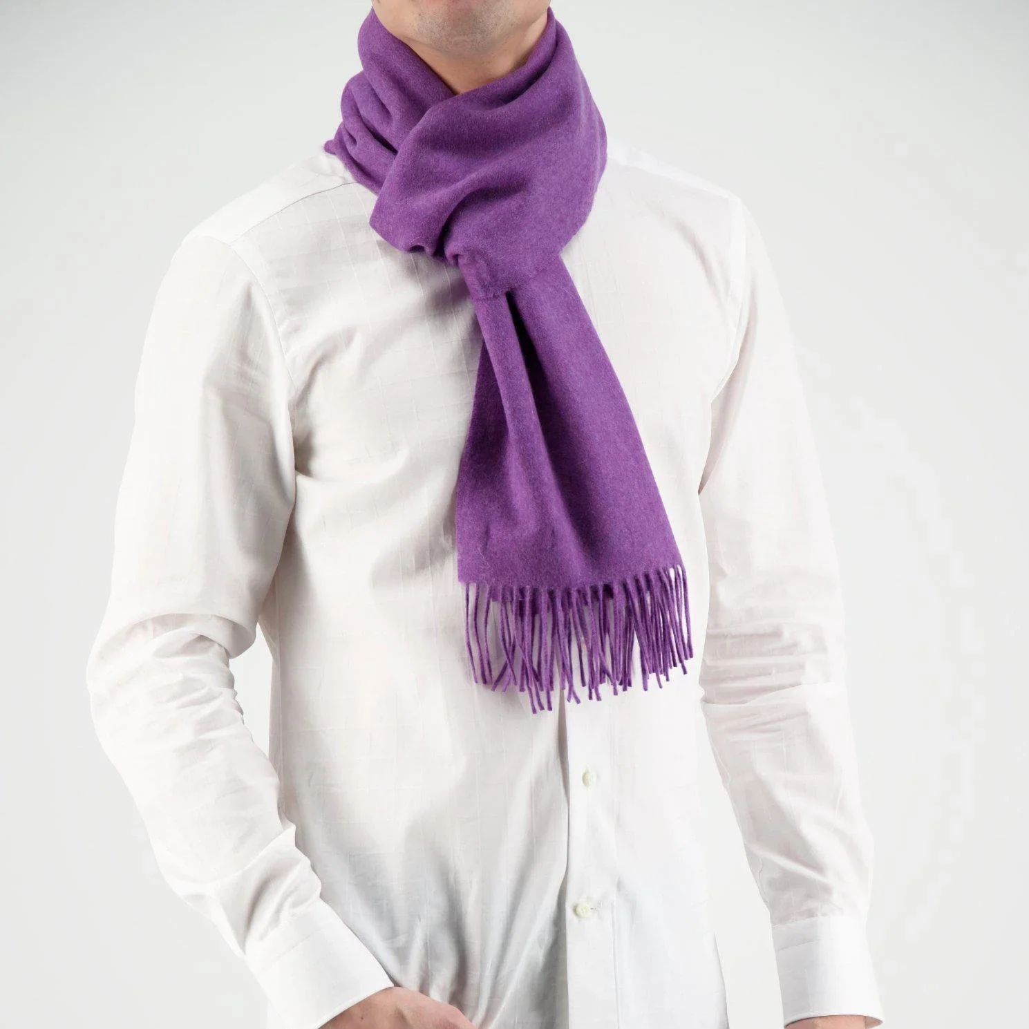 Joshua Ellis Purple Scarf - Image 5