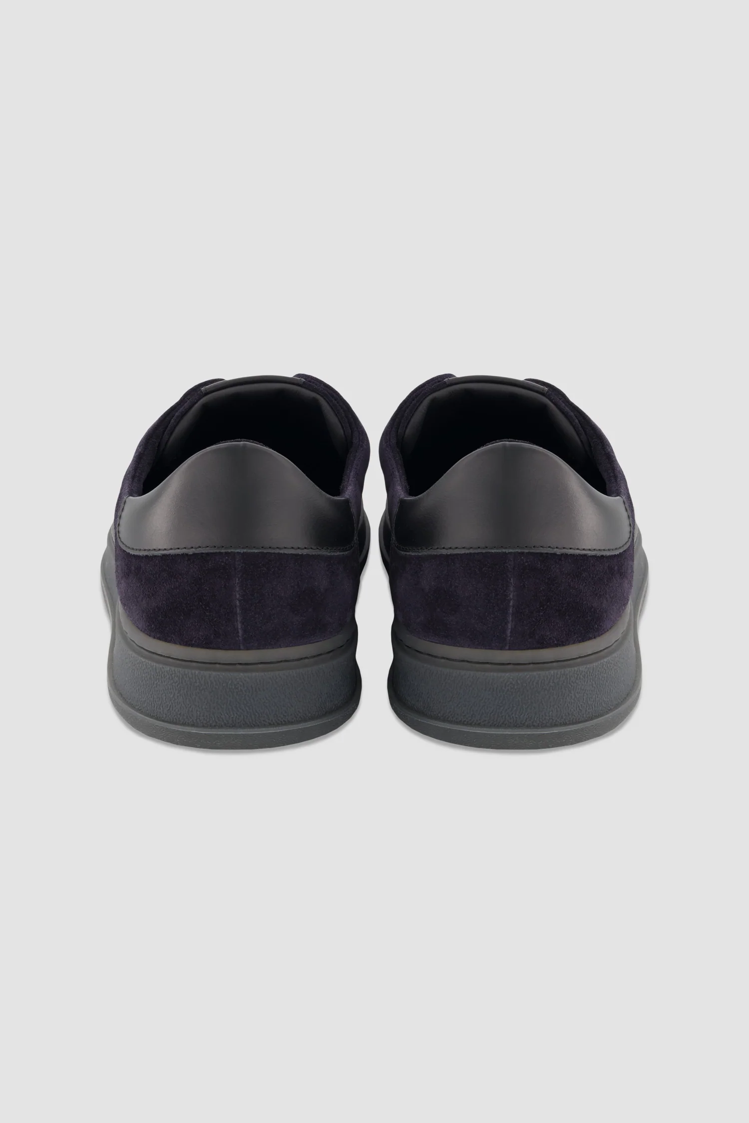 Kiton Blue/Black Suede Sneakers - Image 6