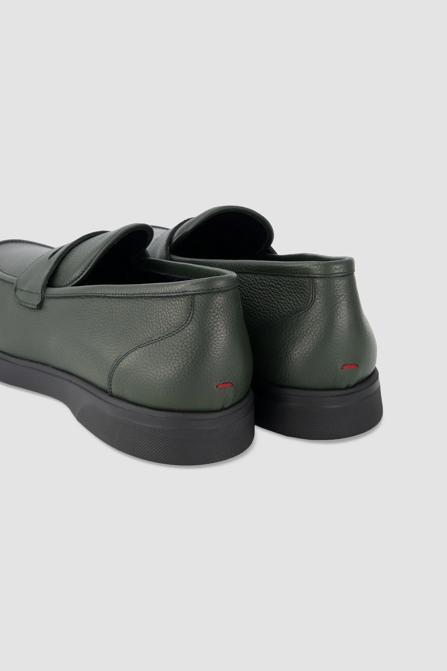 Kiton GreenFinch Leather Loafers - Image 5
