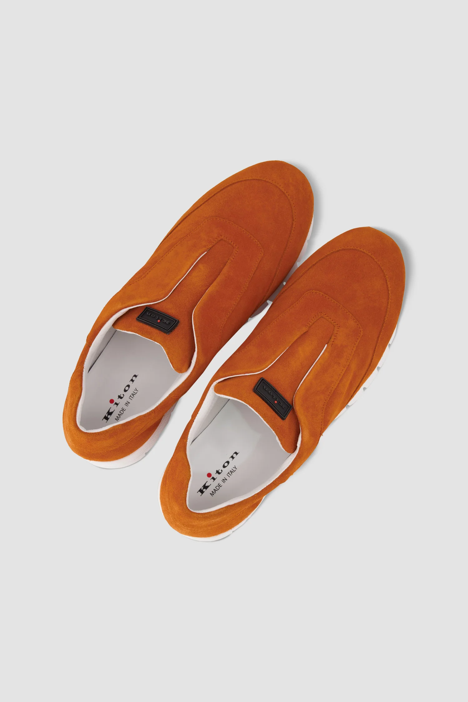 Kiton Orange Sneakers - Image 7