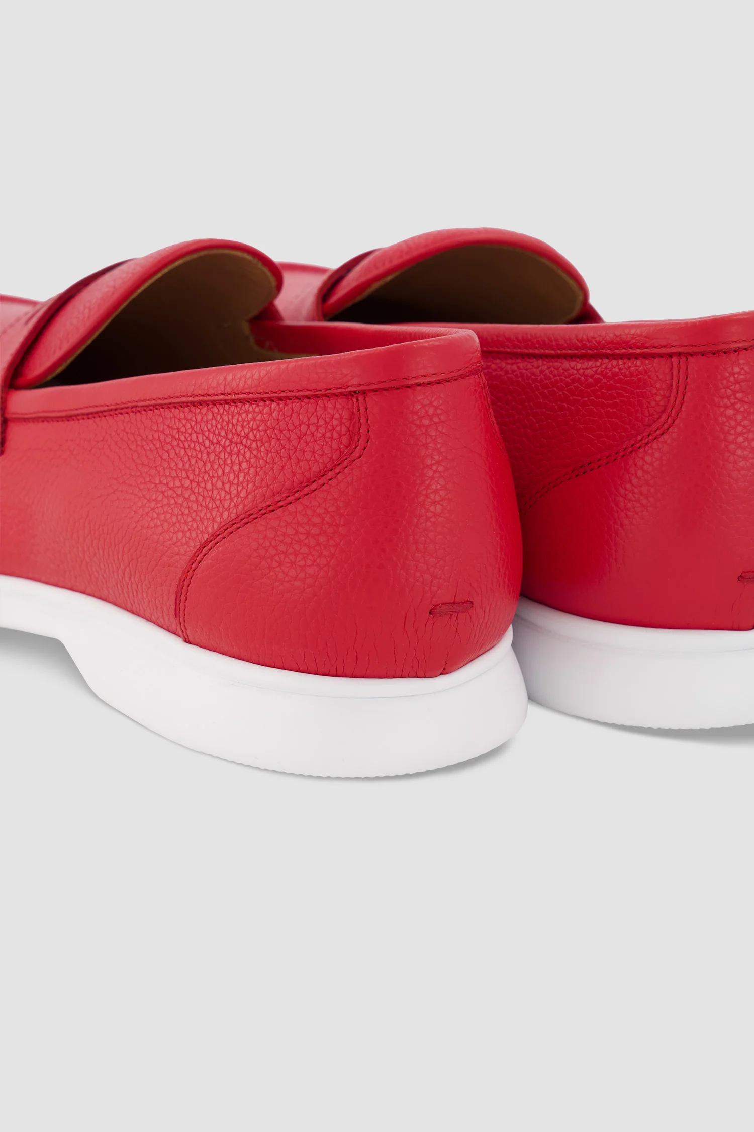 Kiton Red Loafers - Image 3