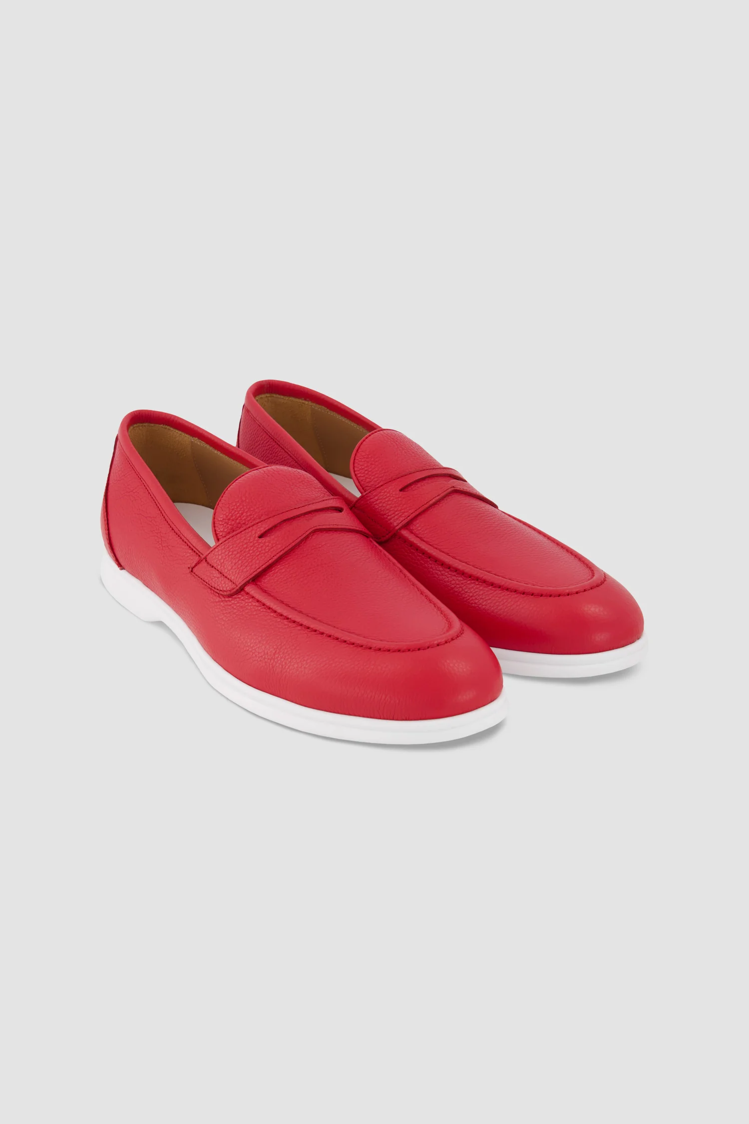Kiton Red Loafers - Image 6