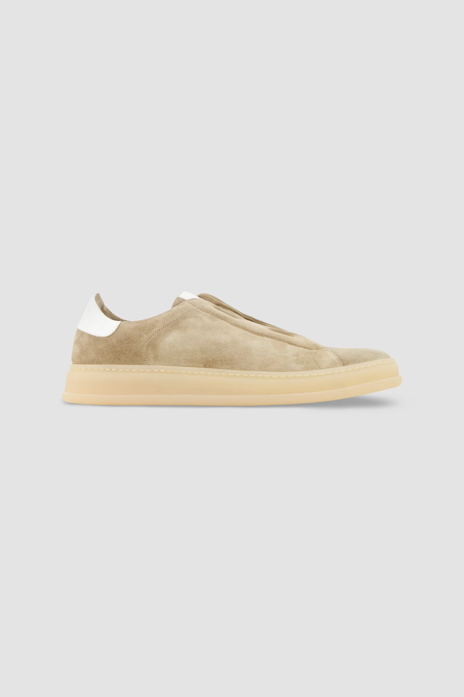 Kiton Sand/Milk Suede Sneakers - Image 3