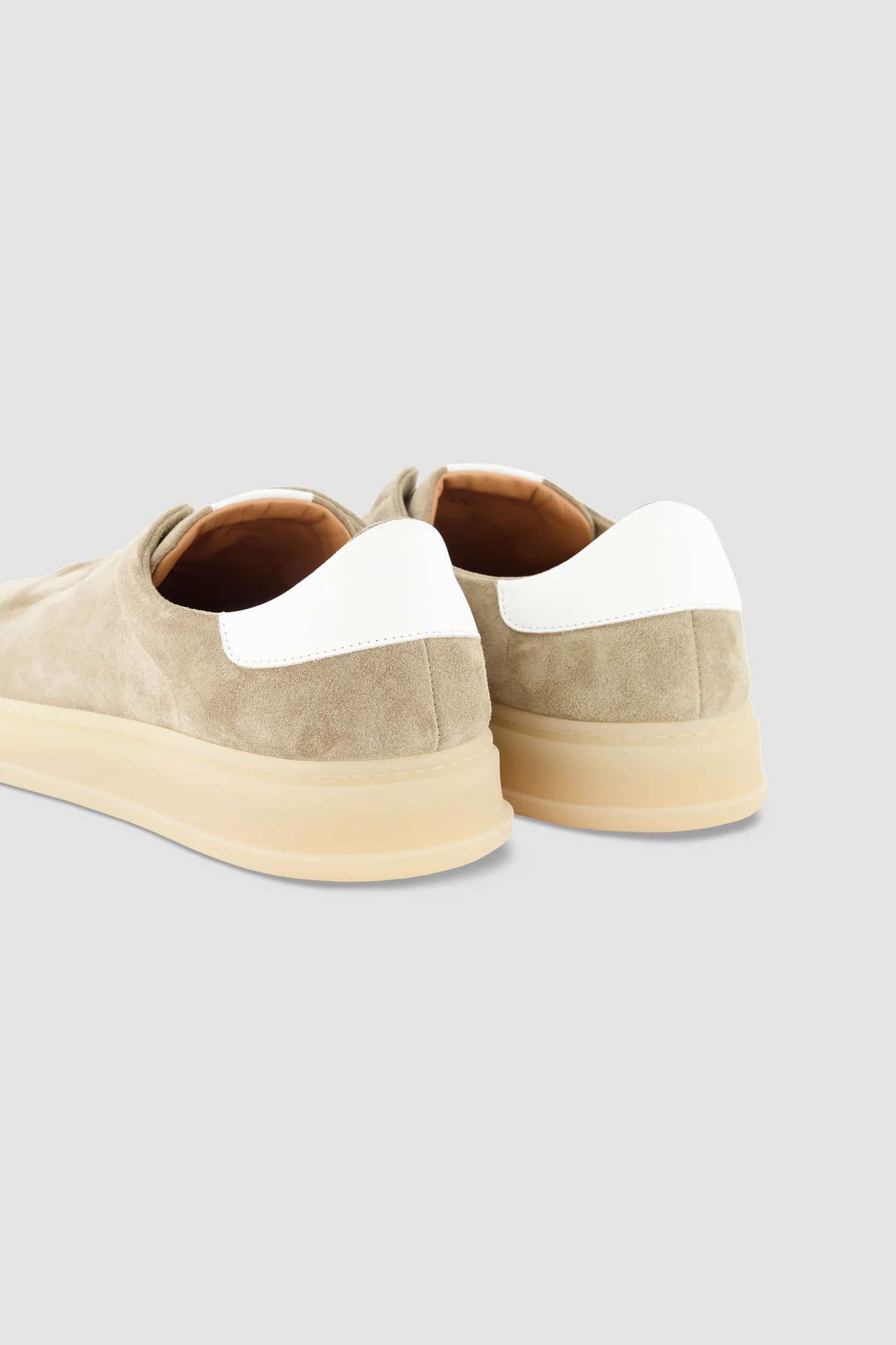 Kiton Sand/Milk Suede Sneakers - Image 5