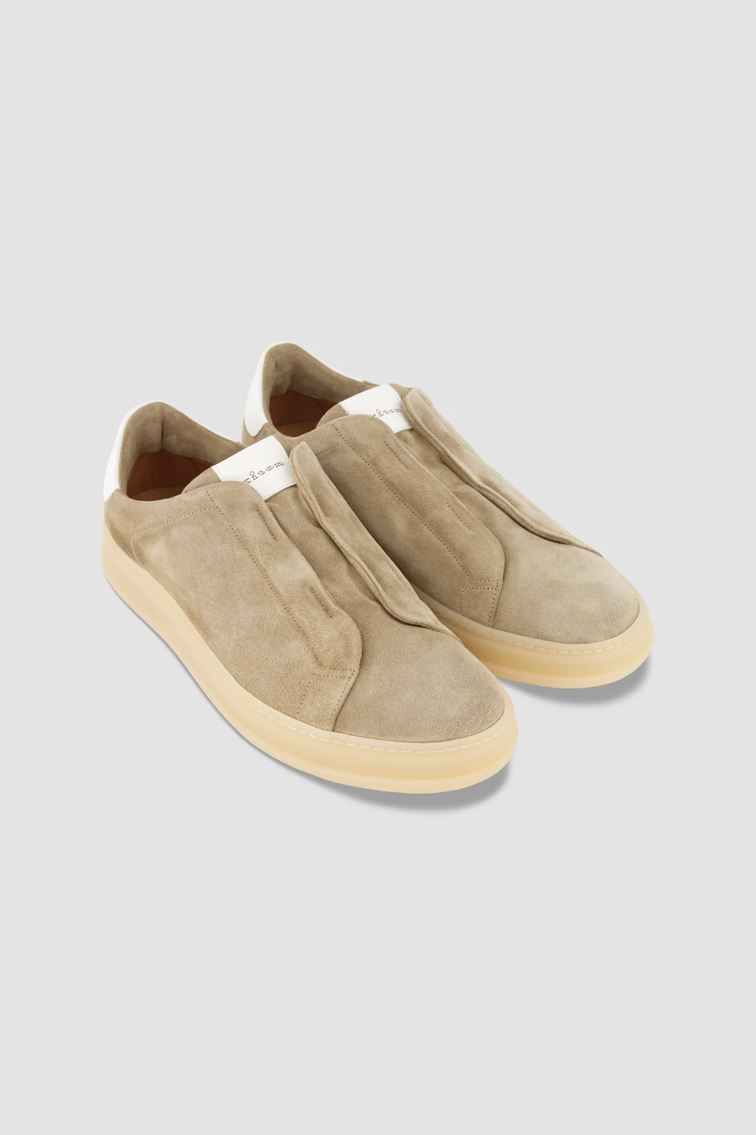 Kiton Sand/Milk Suede Sneakers - Image 6