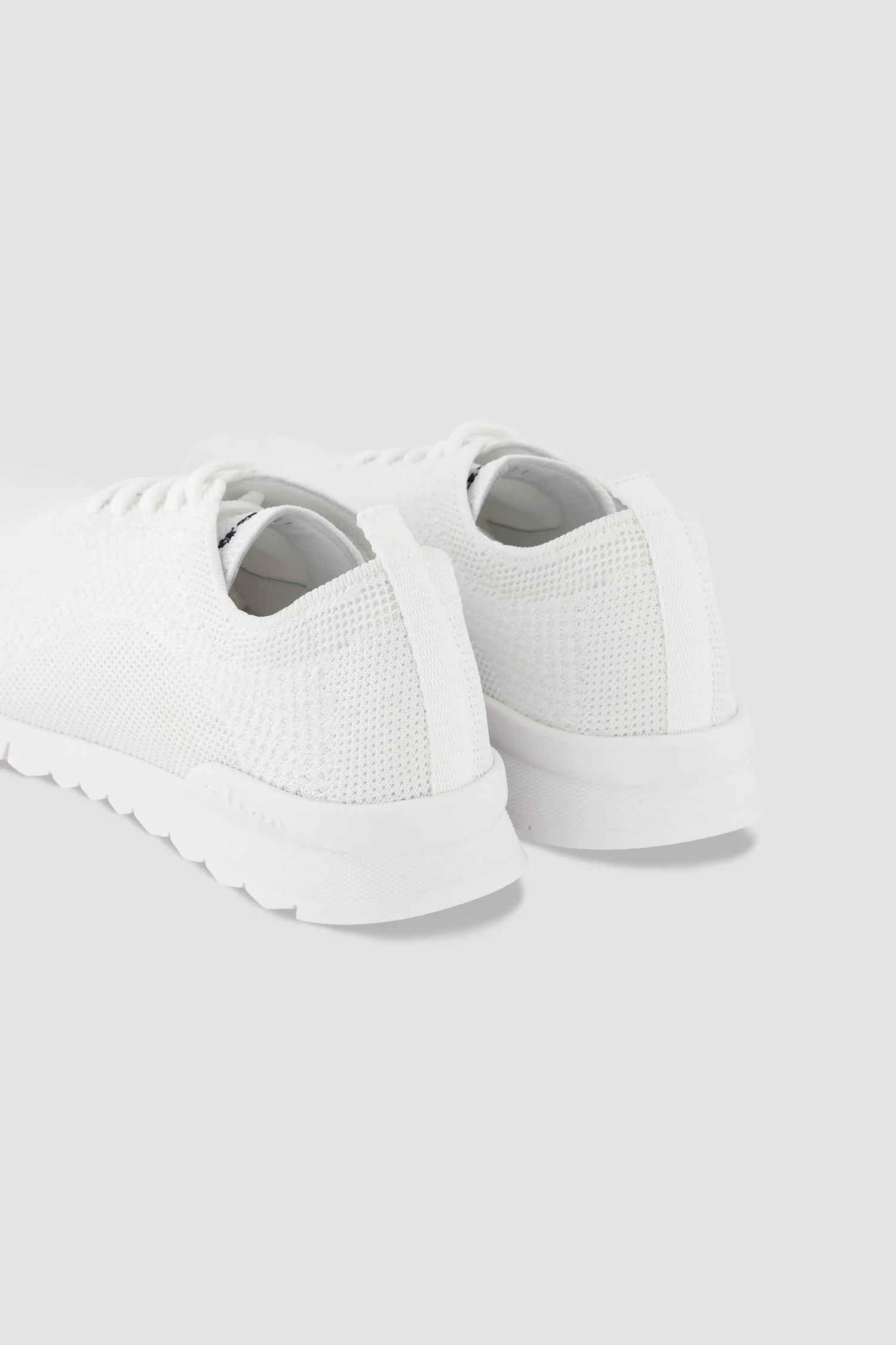Kiton White Knit Sneakers - Image 5
