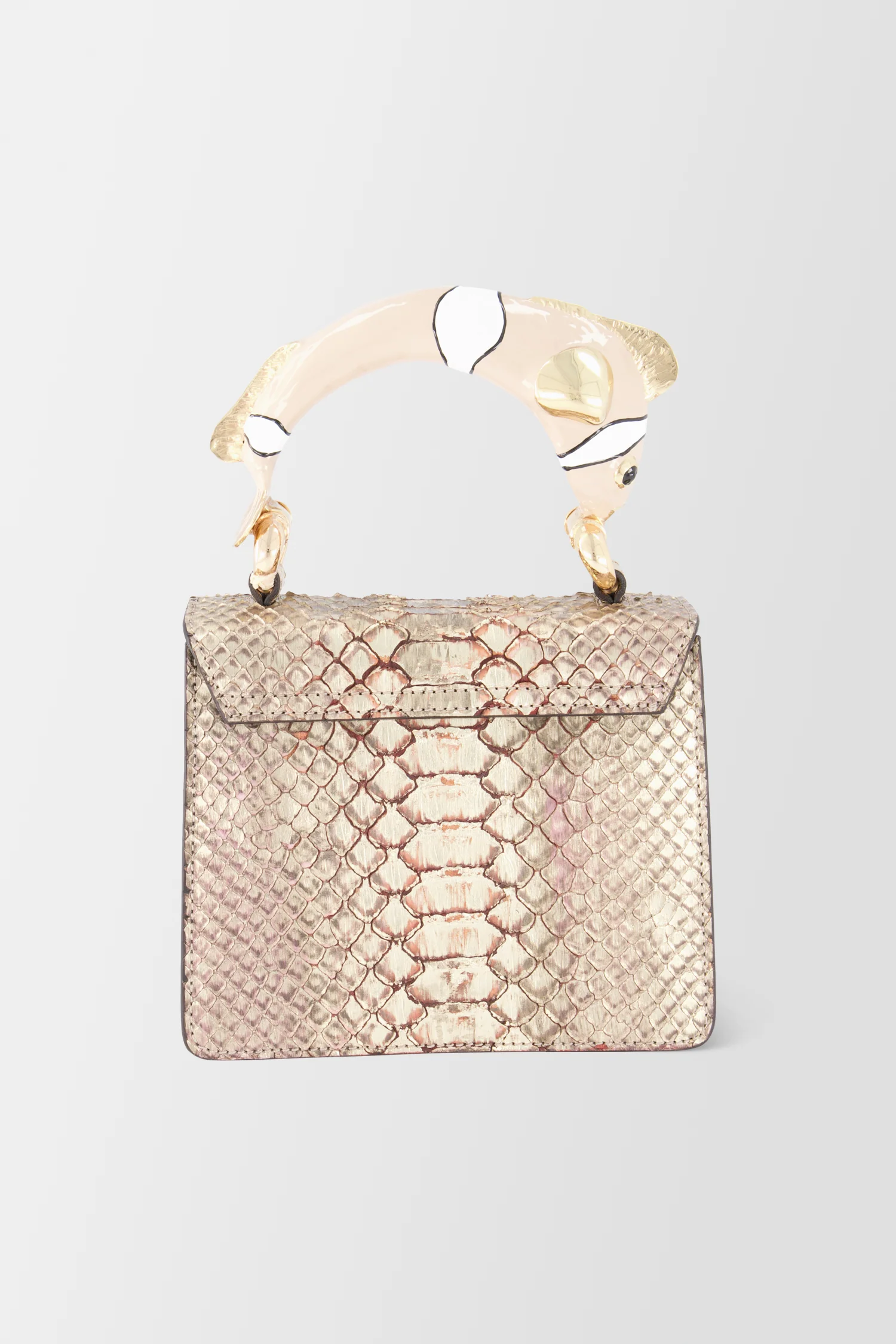 Krenoir Beige Fish Mini Kandie Handbag - Image 5