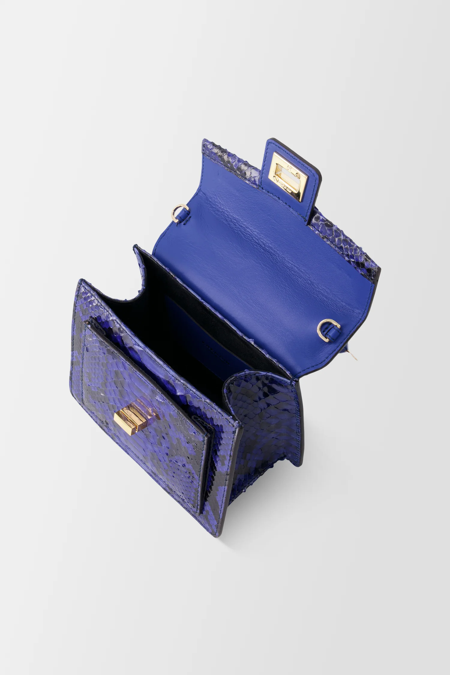 Krenoir Blue Cobalt Fish Mini Kandie Handbag - Image 4