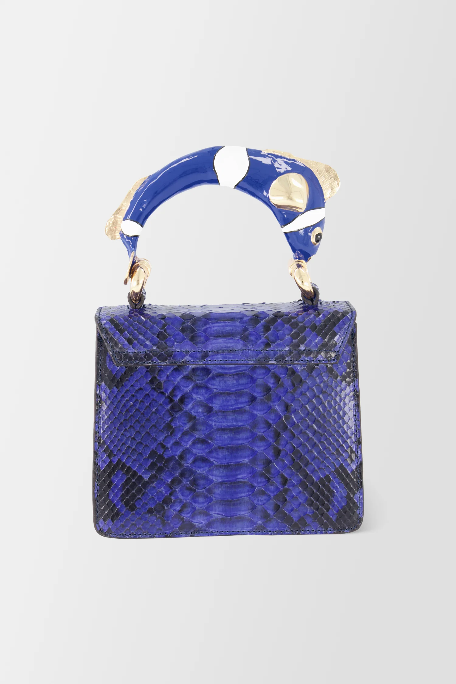 Krenoir Blue Cobalt Fish Mini Kandie Handbag - Image 5