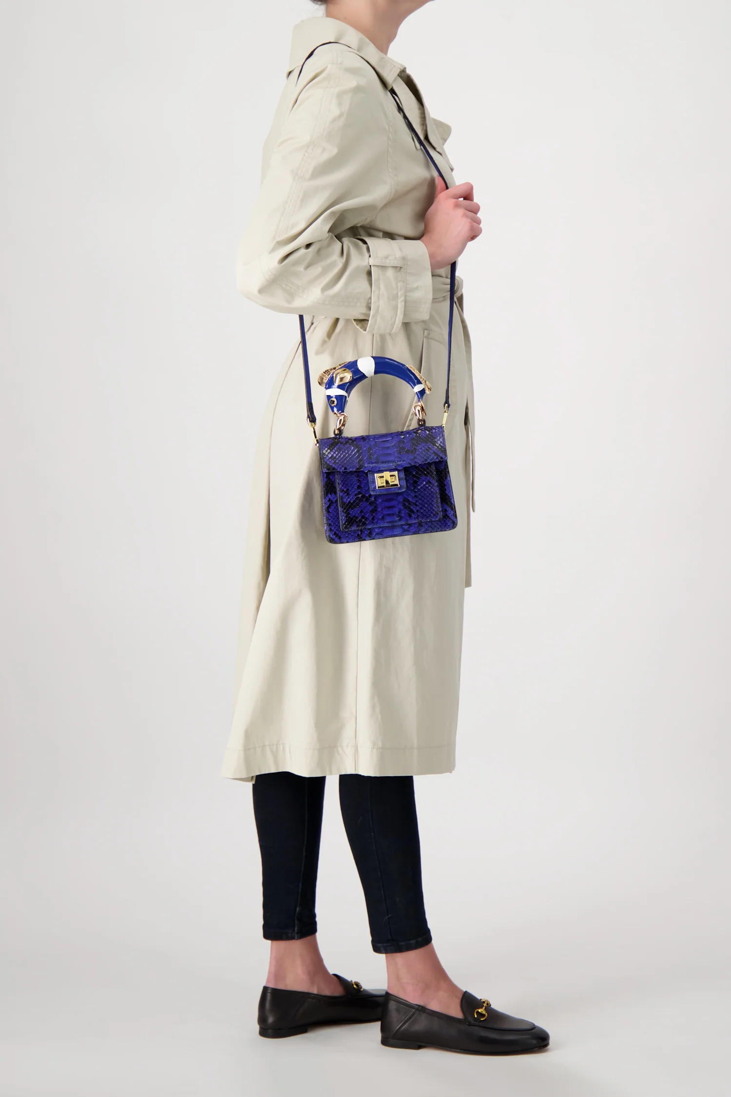 Krenoir Blue Cobalt Fish Mini Kandie Handbag - Image 6