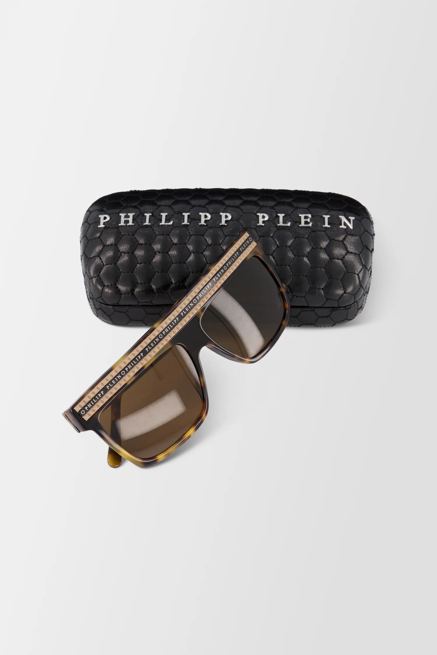 Philipp Plein Beige/Marrone Sunglasses - Image 4