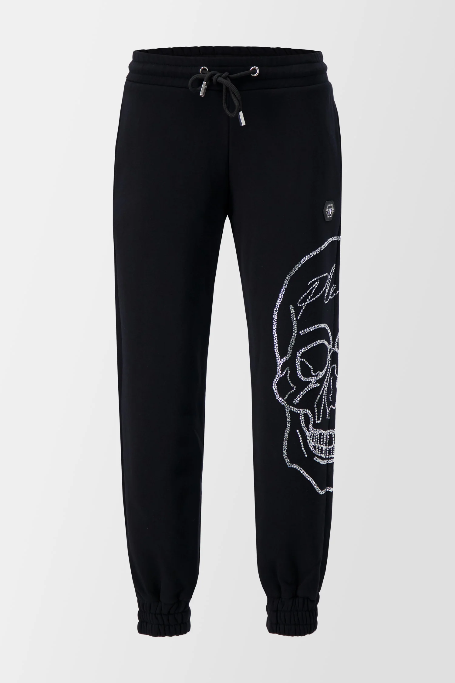 Philipp Plein Black Crystal Skull Hoodie/Trousers Tracksuit - Image 3