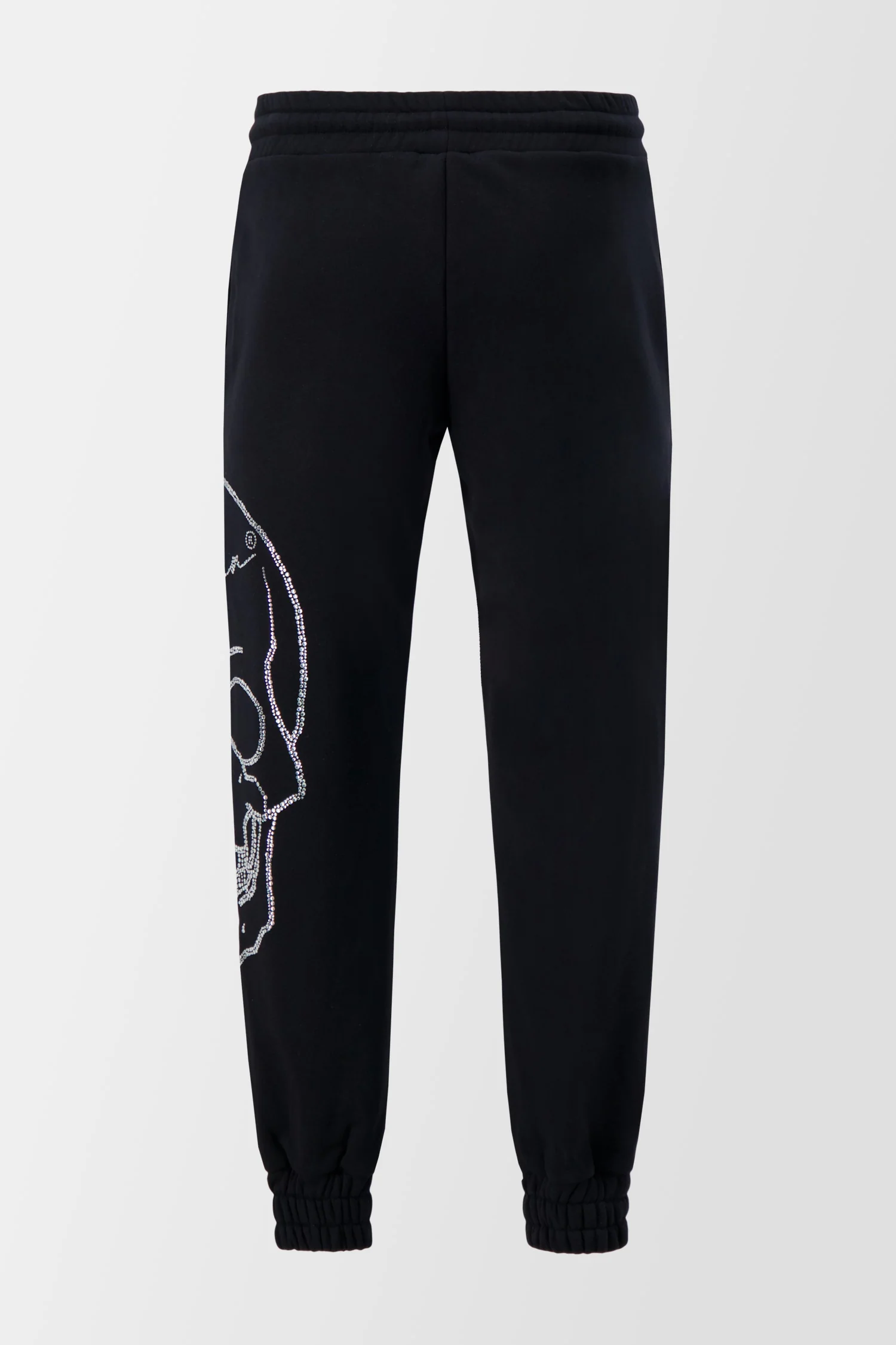 Philipp Plein Black Crystal Skull Hoodie/Trousers Tracksuit - Image 4