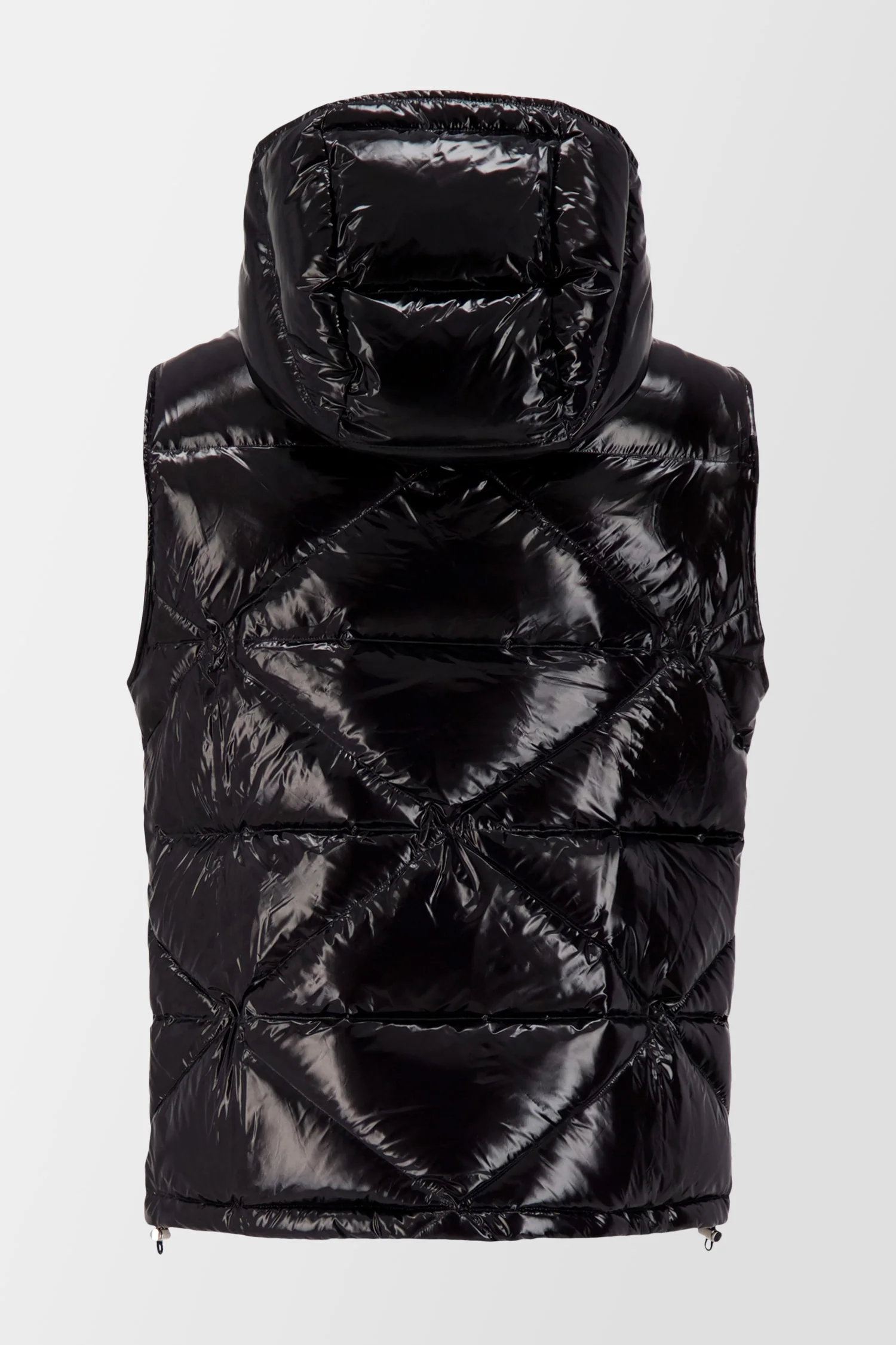 Philipp Plein Black Sleeveless Quilted Down jacket Hexagon - Image 9