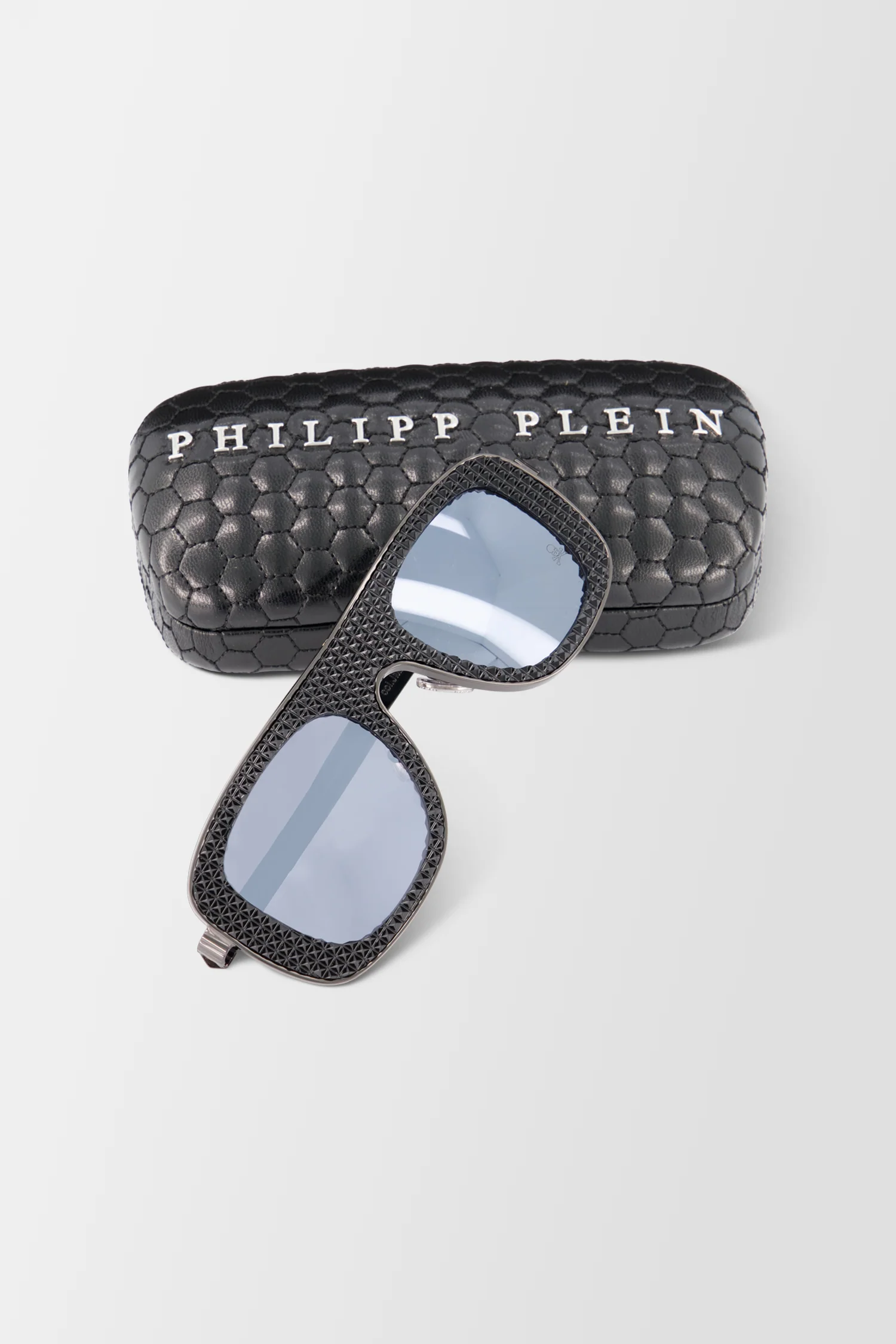 Philipp Plein Nickel/Black Sunglasses - Image 4