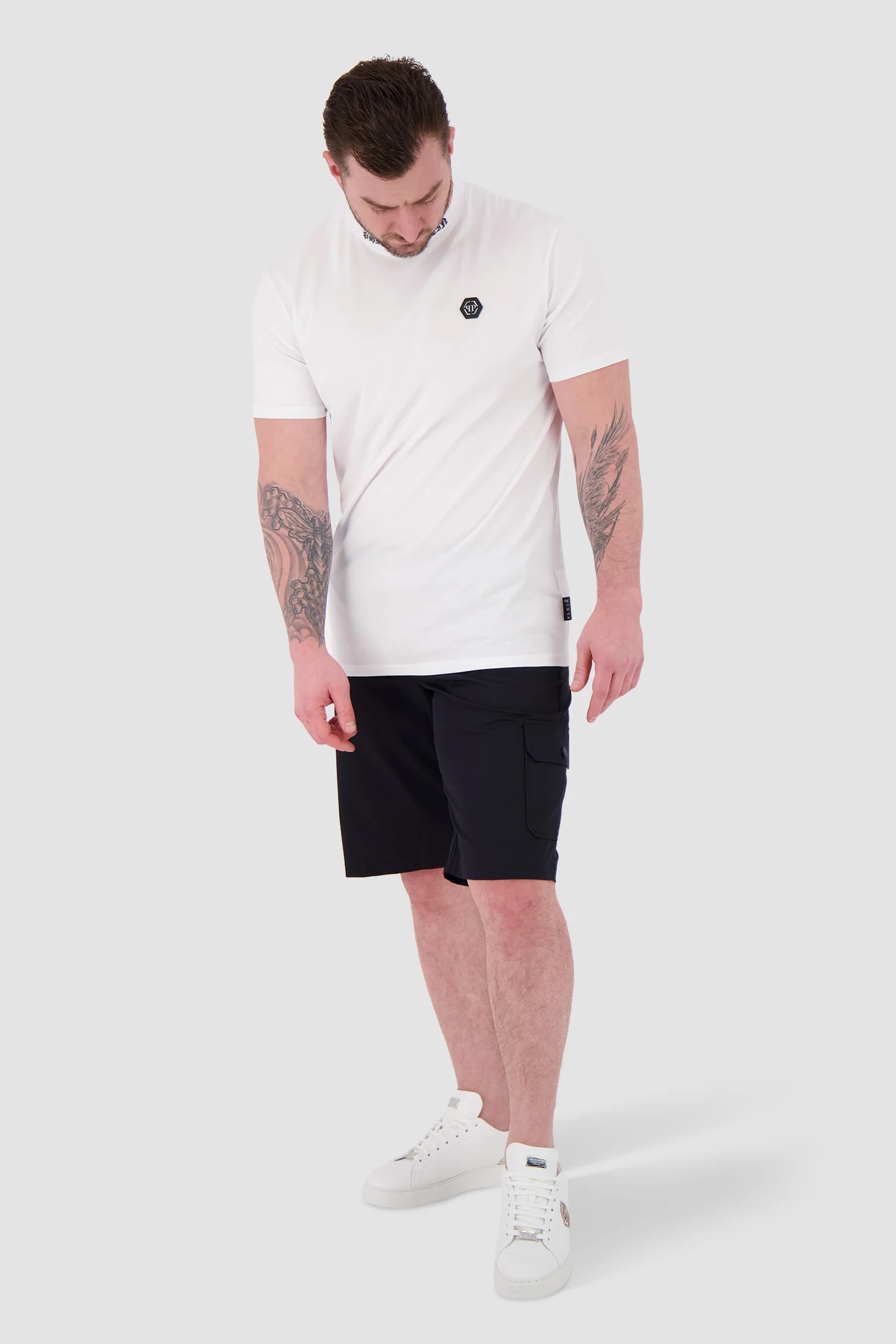 Philipp Plein White Round Neck SS PAK T-Shirt - Image 3