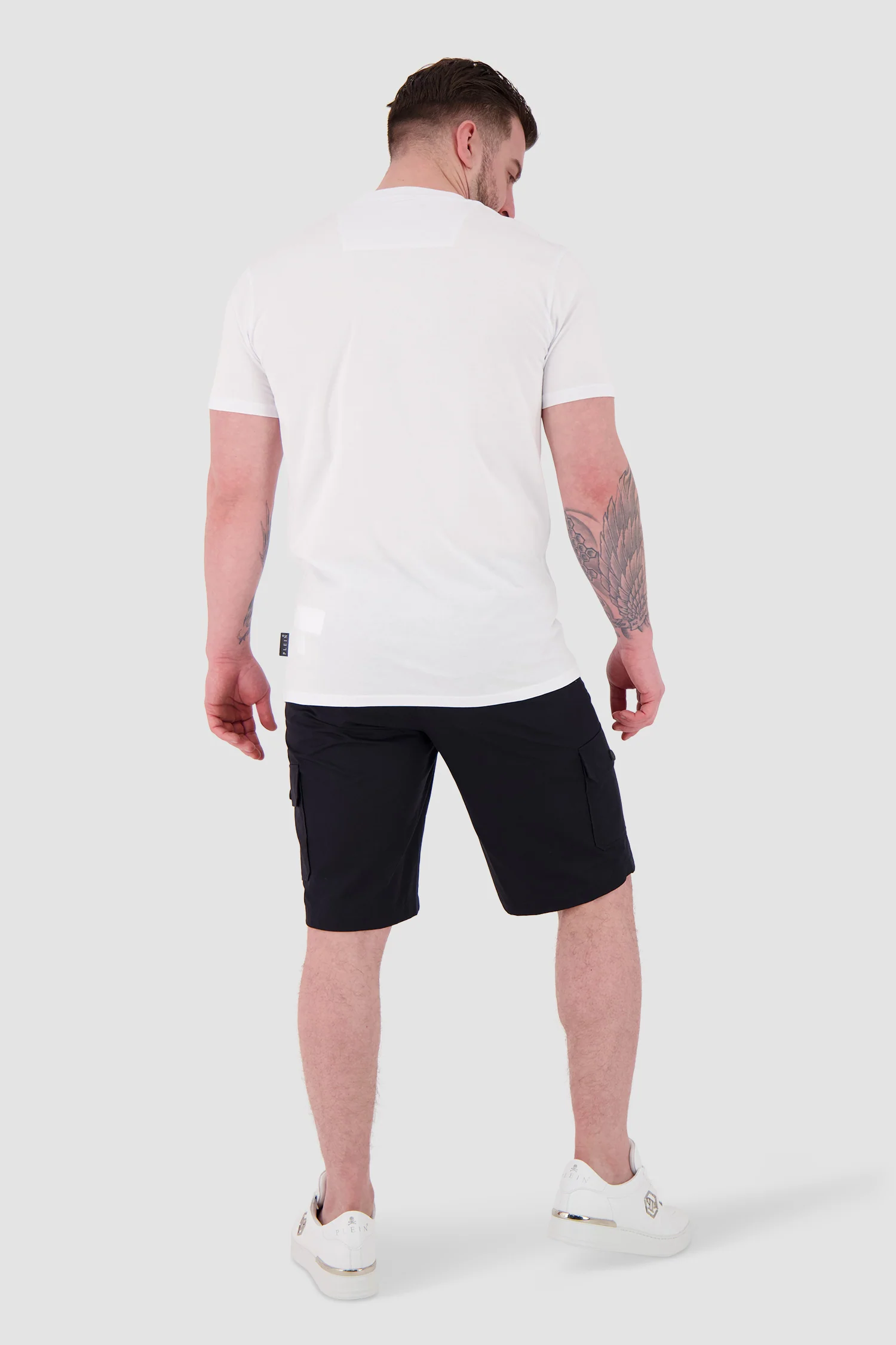 Philipp Plein White Round Neck SS PAK T-Shirt - Image 4