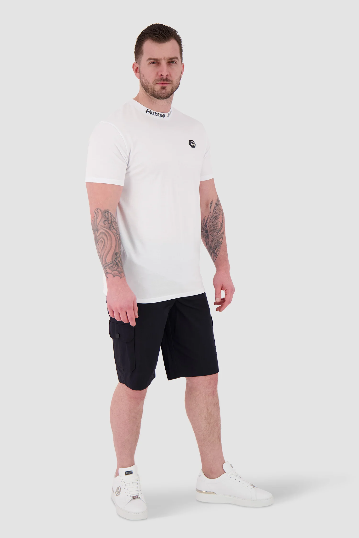 Philipp Plein White Round Neck SS PAK T-Shirt - Image 5