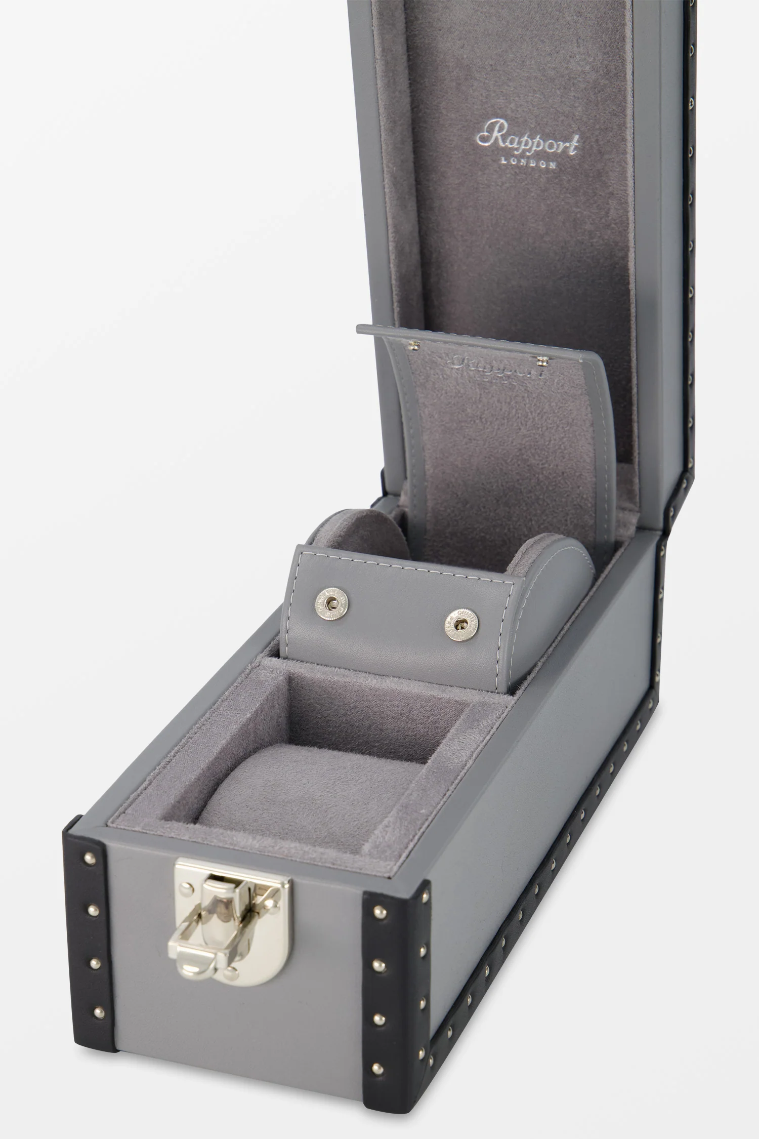 Rapport Grey Kensington Two Watch Box - Image 4