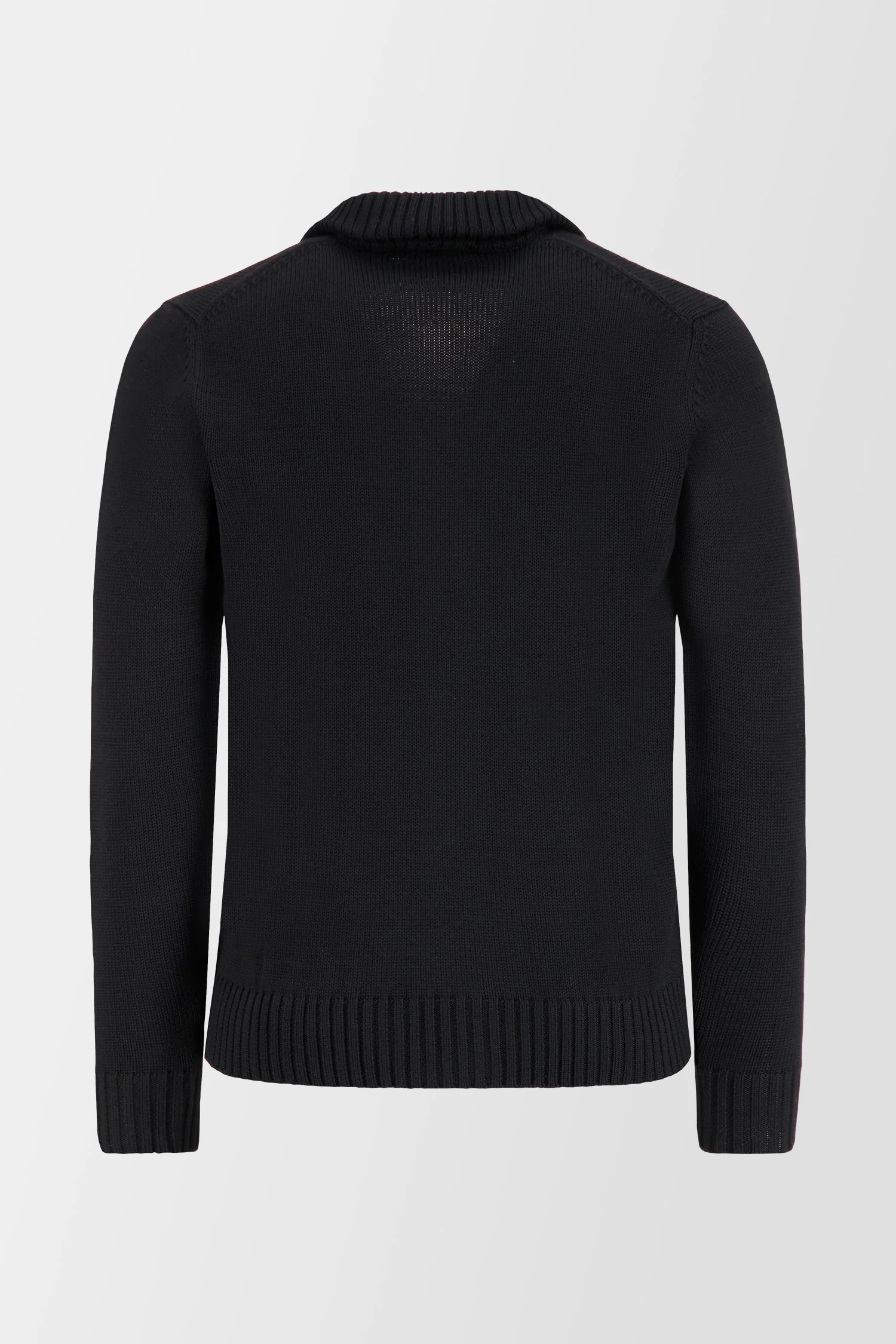 Zanone Black Chioto Mock Neck Sweater - Image 3