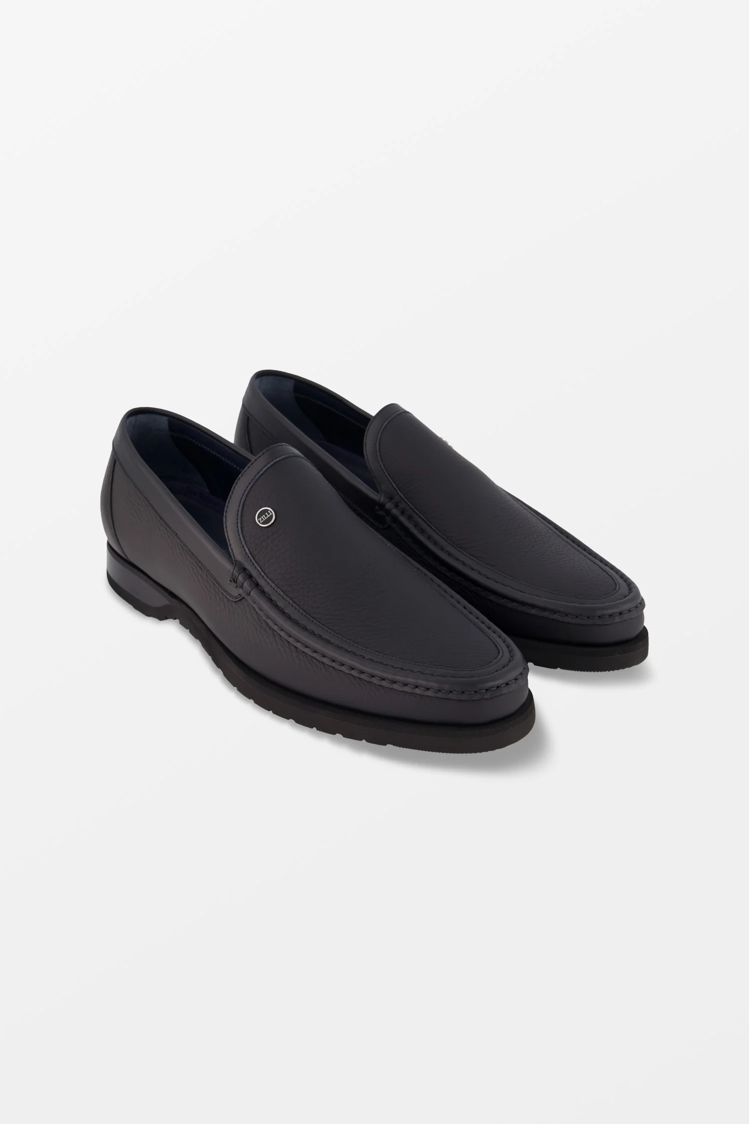 Zilli Black Boston Loafers - Image 5