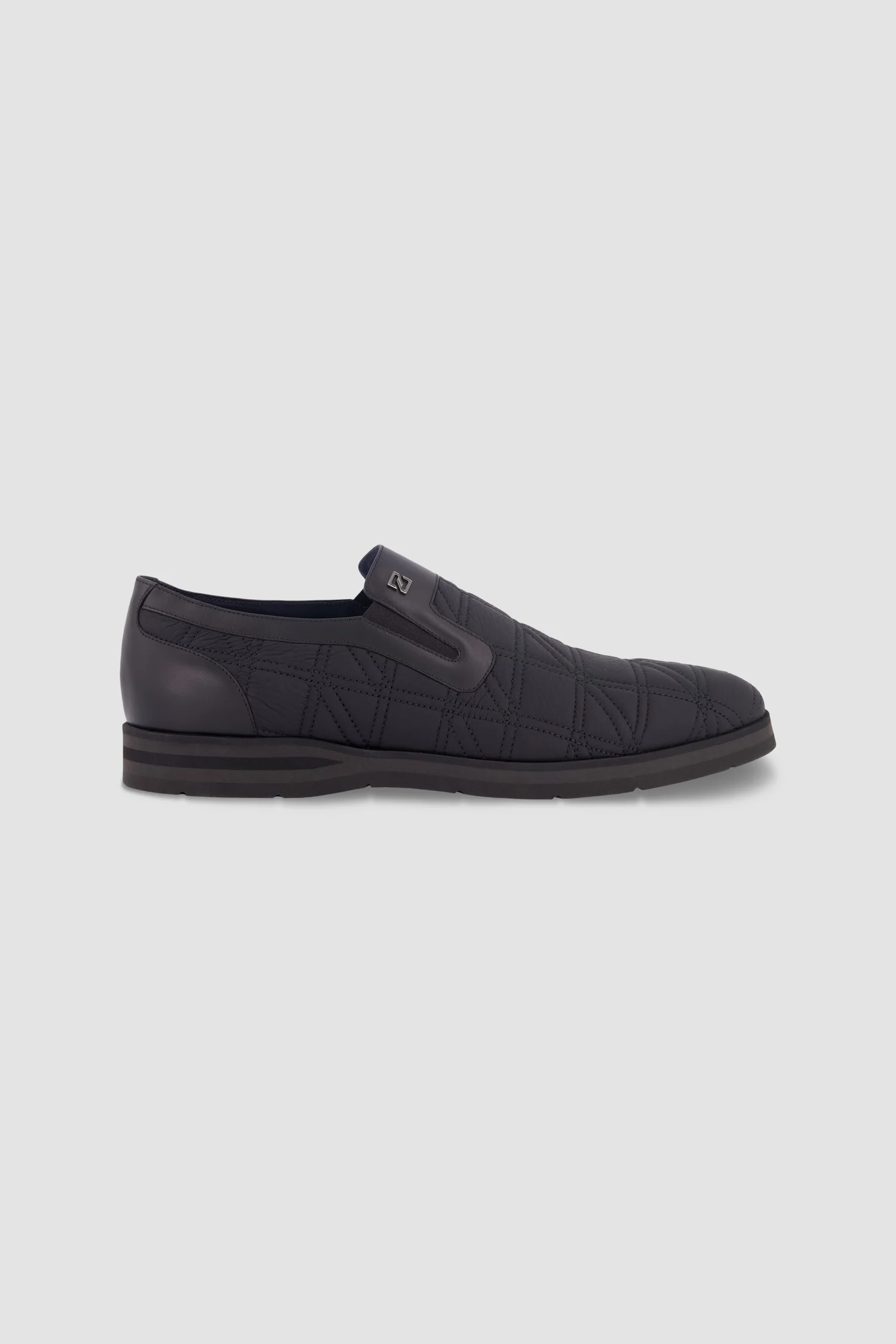 Zilli Black Quilted Slip-ons - Image 2