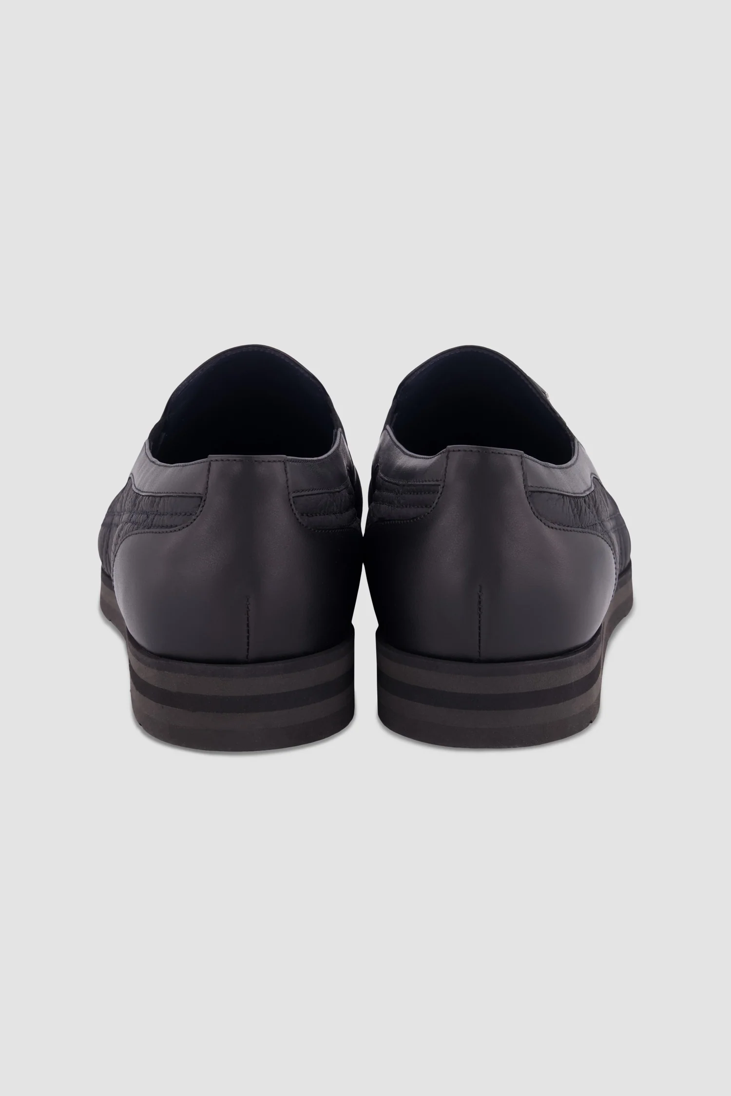 Zilli Black Quilted Slip-ons - Image 3